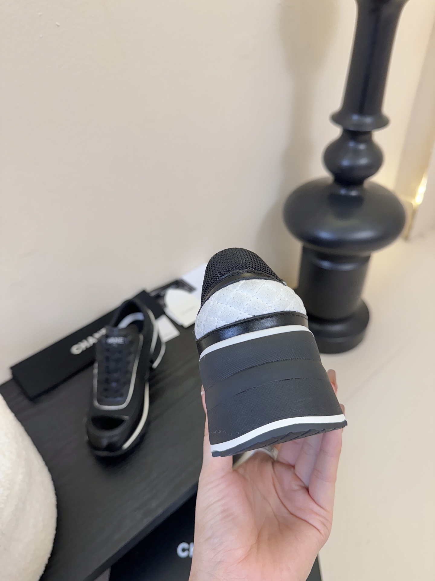 Chanl 香奈儿25k秋冬新款高跟拼色休闲运动鞋 奇奇怪怪 丑萌丑萌 专柜断货王 各大博主社交日推款，