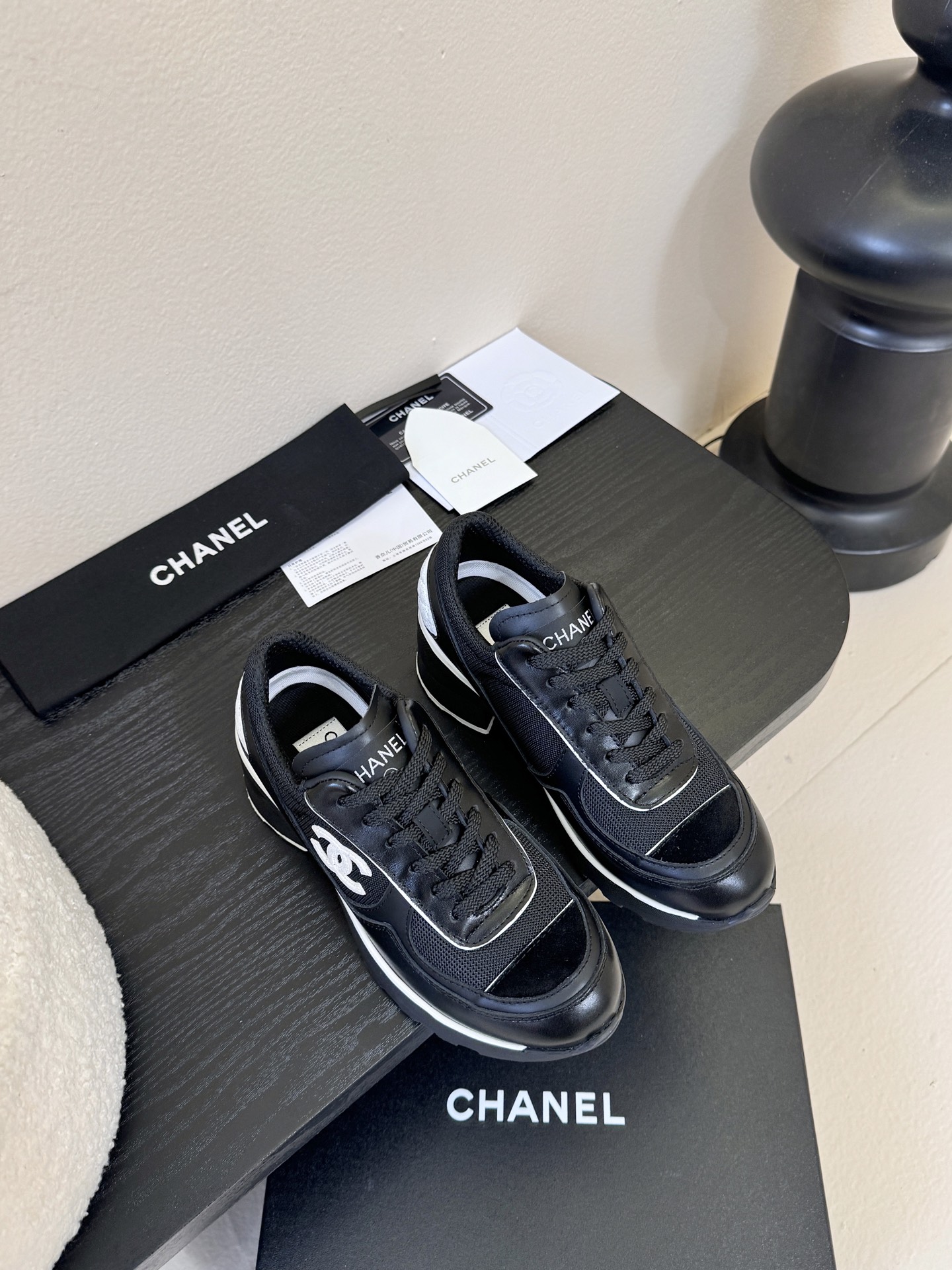 Chanl 香奈儿25k秋冬新款高跟拼色休闲运动鞋 奇奇怪怪 丑萌丑萌 专柜断货王 各大博主社交日推款，