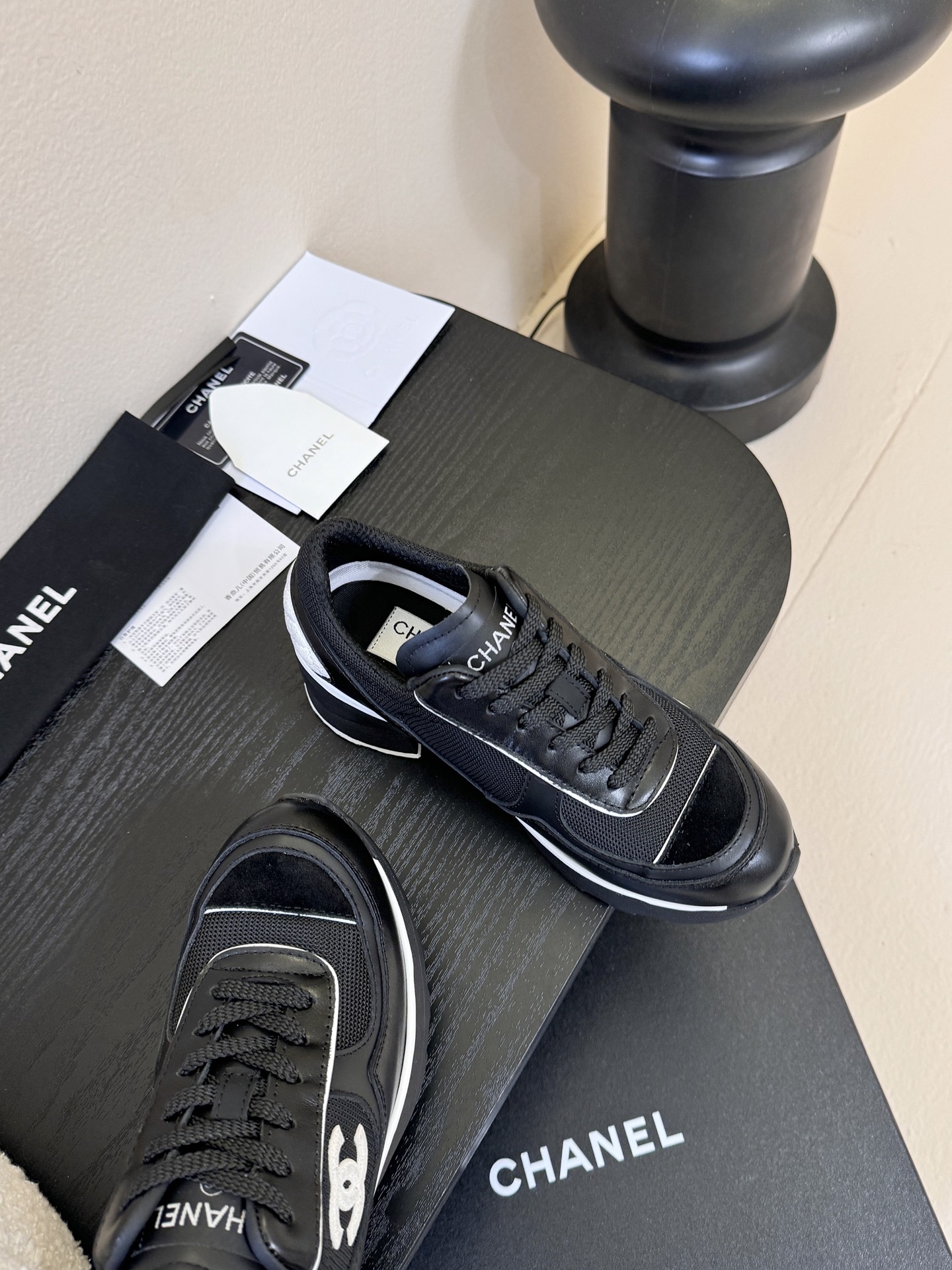 Chanl 香奈儿25k秋冬新款高跟拼色休闲运动鞋 奇奇怪怪 丑萌丑萌 专柜断货王 各大博主社交日推款，