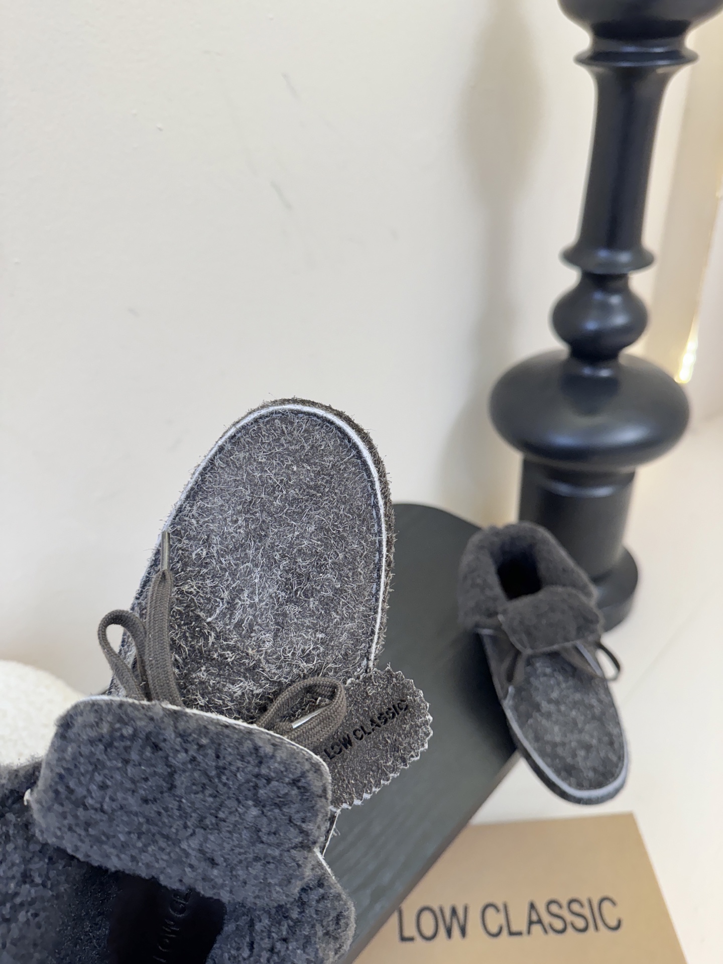 low classic 韩国小众品牌博主同款超可爱两穿雪地靴鞋面头层牛皮雪花绒内里原版一致泰迪羊卷毛原版