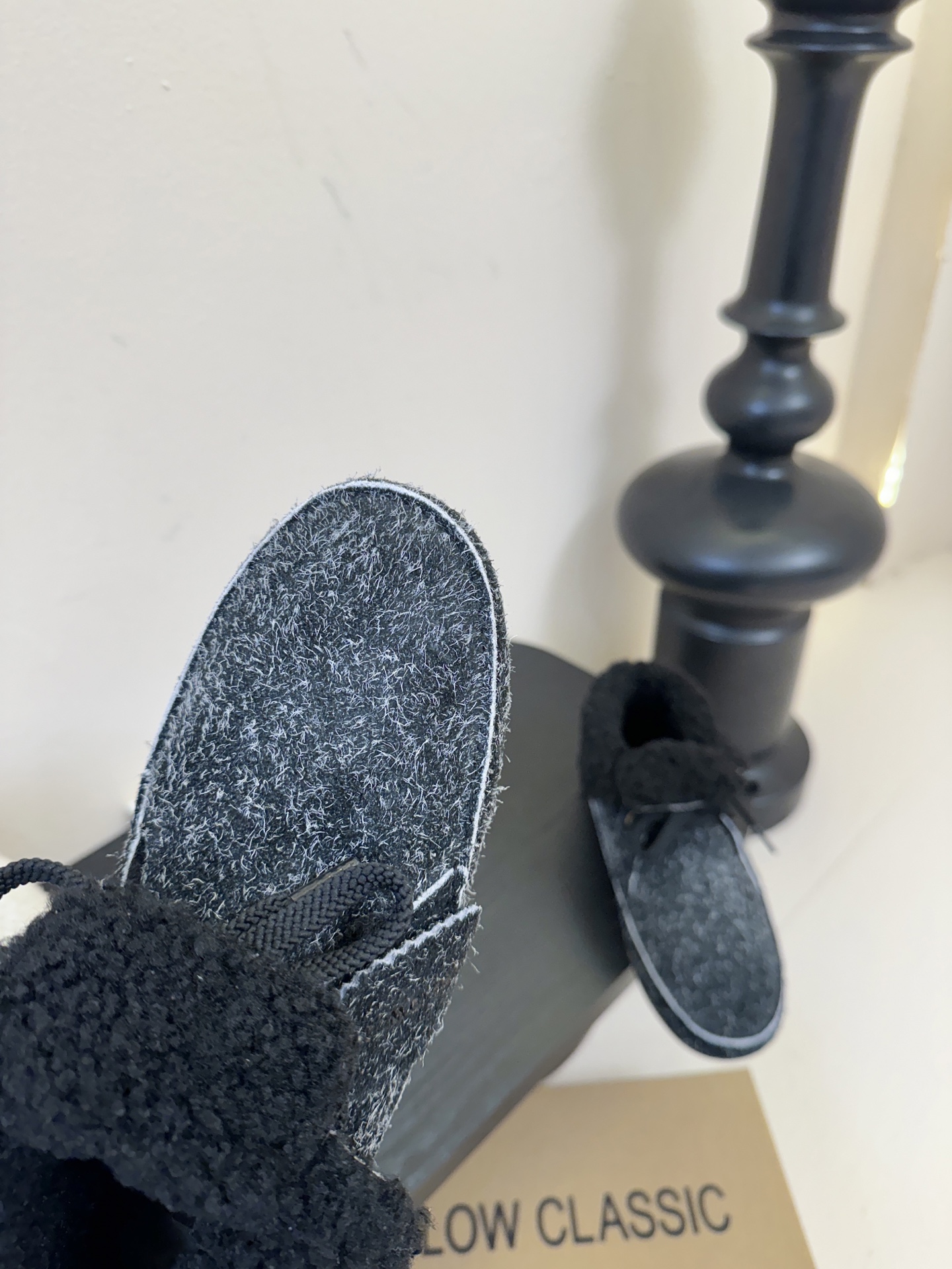 low classic 韩国小众品牌博主同款超可爱两穿雪地靴鞋面头层牛皮雪花绒内里原版一致泰迪羊卷毛原版