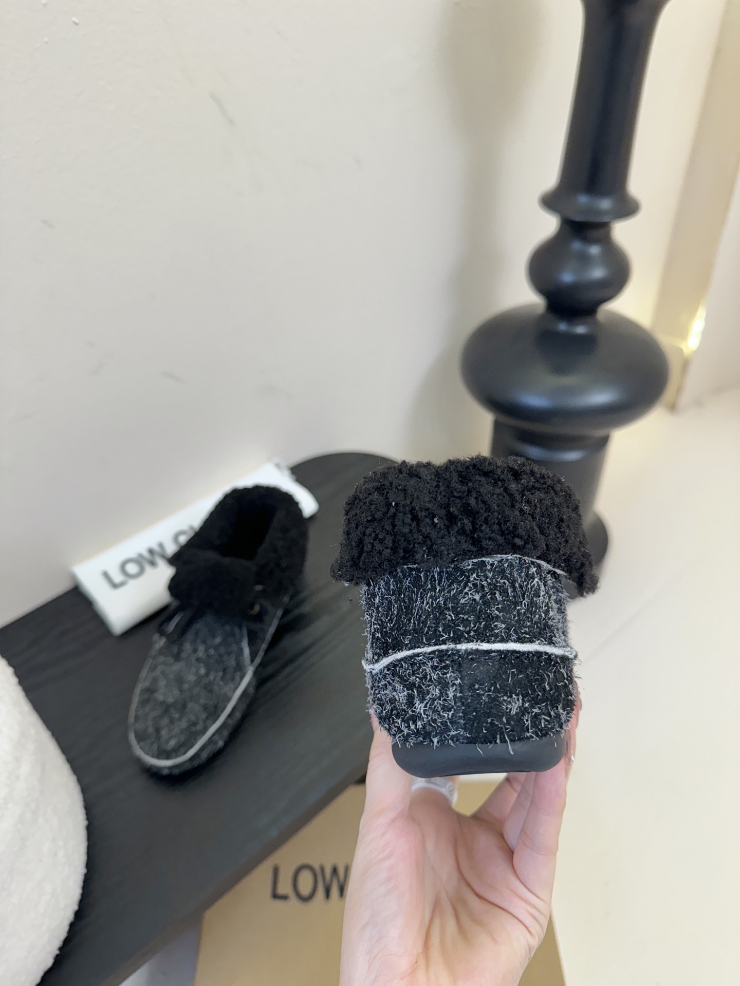 low classic 韩国小众品牌博主同款超可爱两穿雪地靴鞋面头层牛皮雪花绒内里原版一致泰迪羊卷毛原版