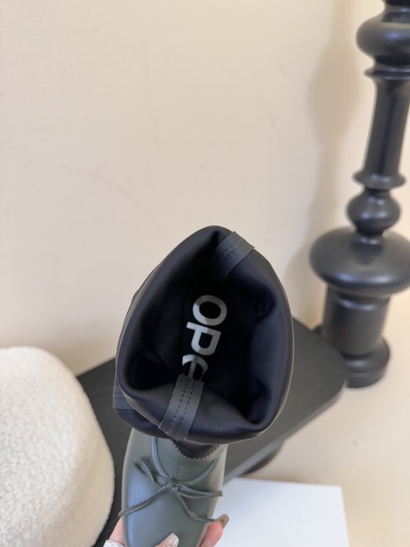 OPEN YY巨显瘦弹力长靴弹力靴的包腿效果 依旧抗打jennie同款芭蕾靴松弛感女王真的是时髦毫不费力