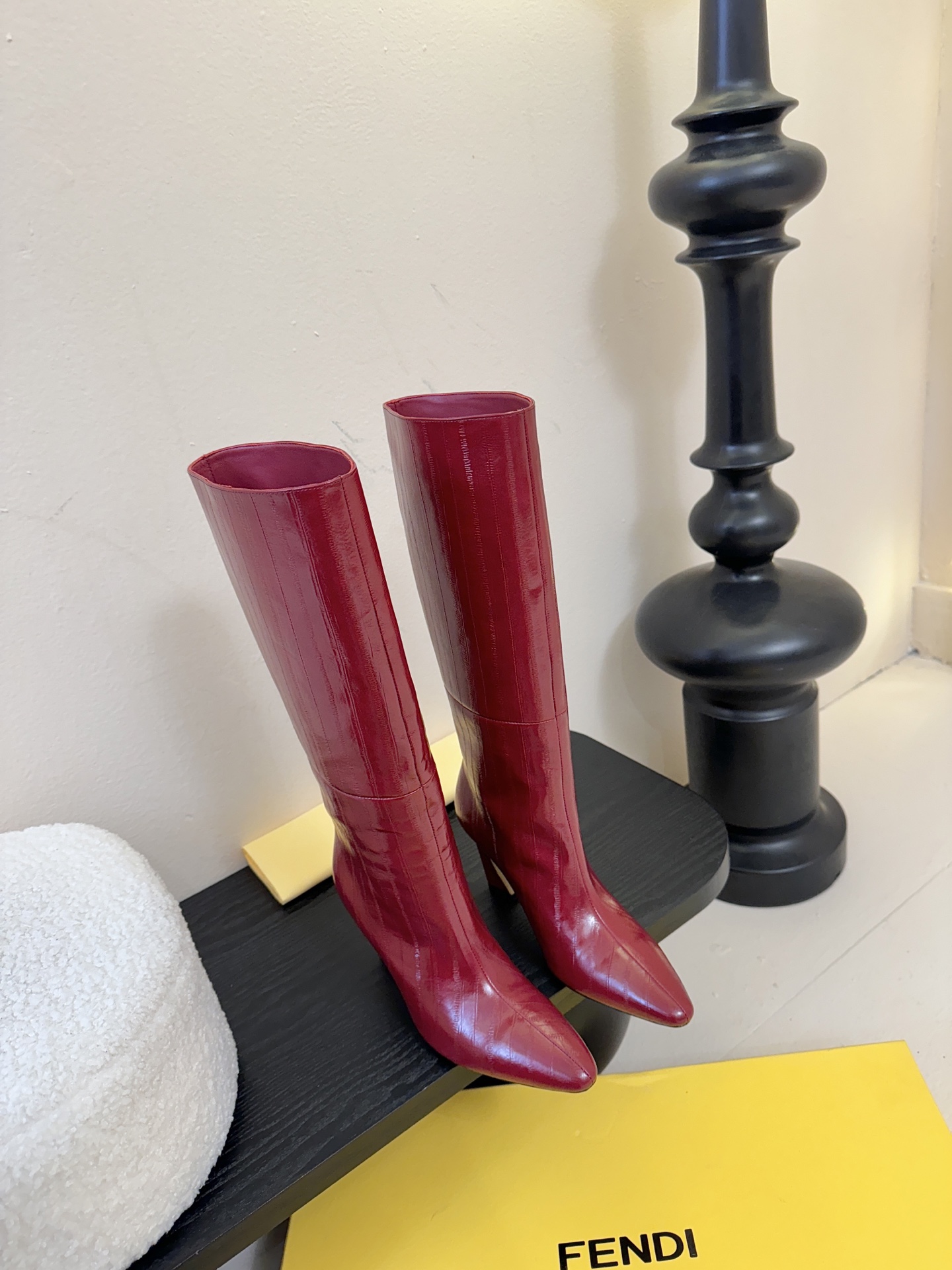 FENDI芬迪 25新切尔西骑士靴YYDS→_→FD又出美靴啦 经典FF老花高级特殊压印 开模原版分体五