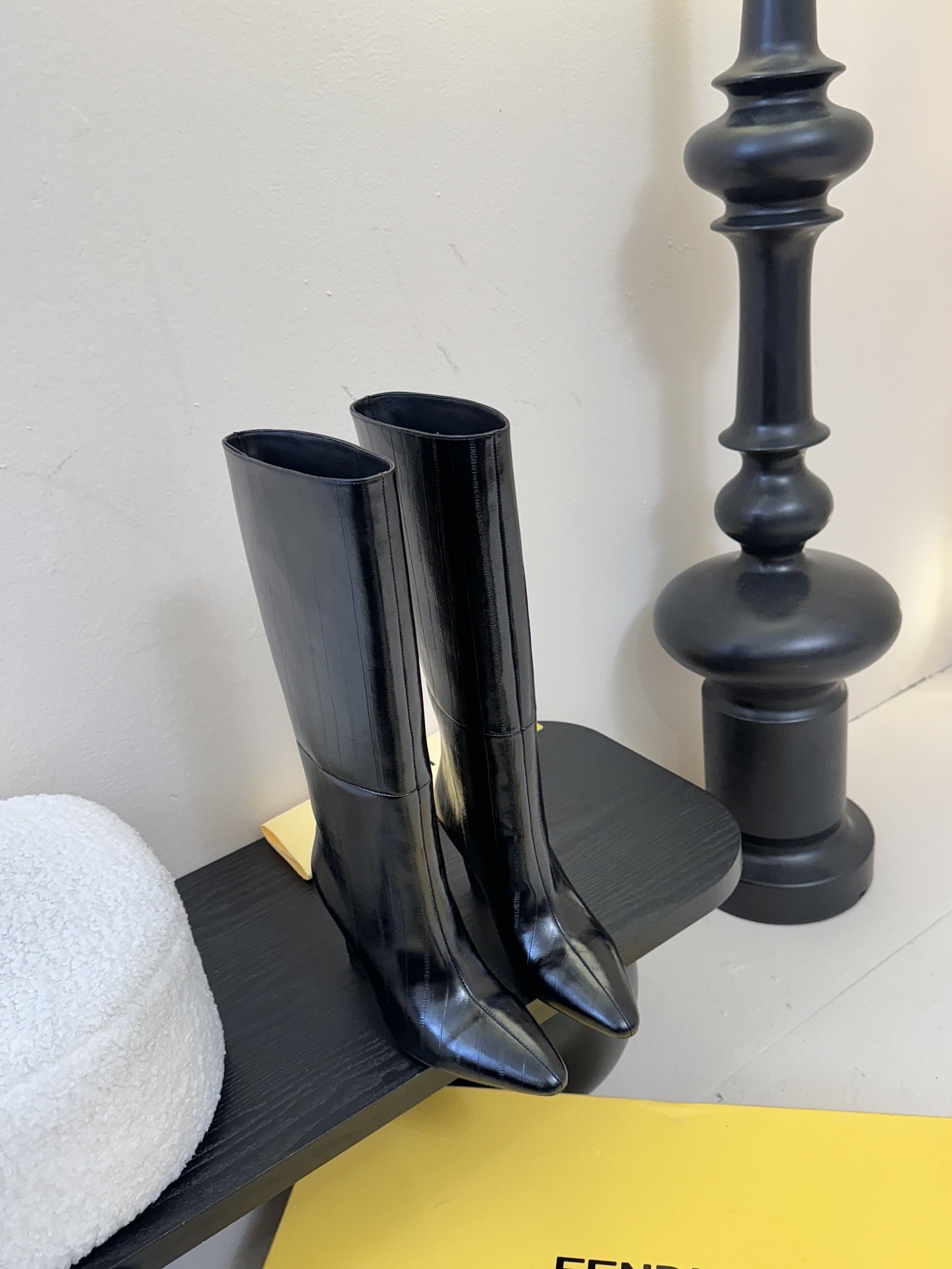 FENDI芬迪 25新切尔西骑士靴YYDS→_→FD又出美靴啦 经典FF老花高级特殊压印 开模原版分体五