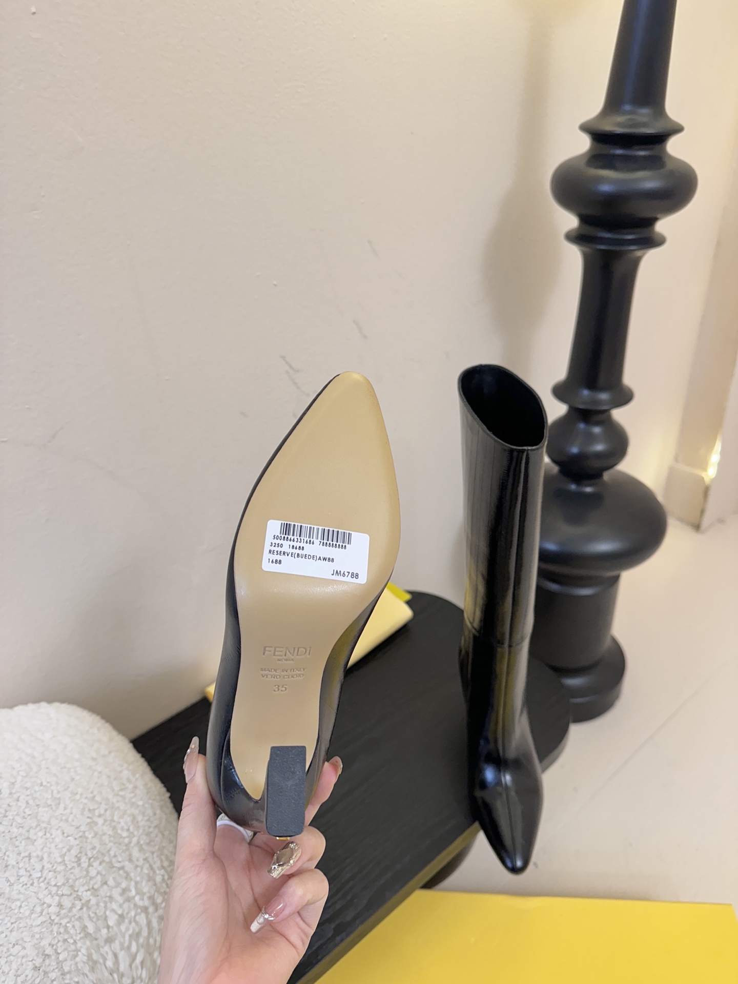 FENDI芬迪 25新切尔西骑士靴YYDS→_→FD又出美靴啦 经典FF老花高级特殊压印 开模原版分体五