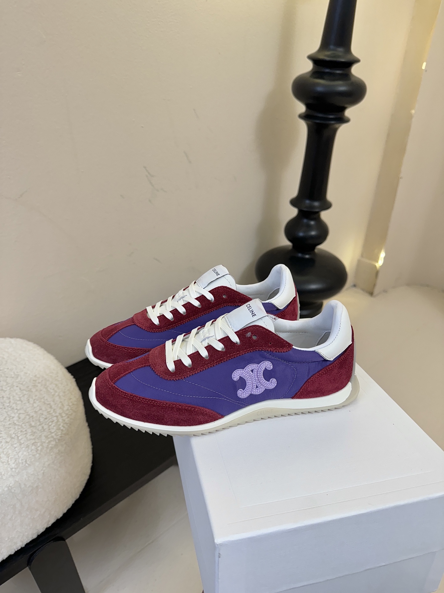 CELINE 休闲运动鞋‼️整双鞋子采购Zp开发打造，全部定制材料，独家开模大底，细节全部对版出货，连包