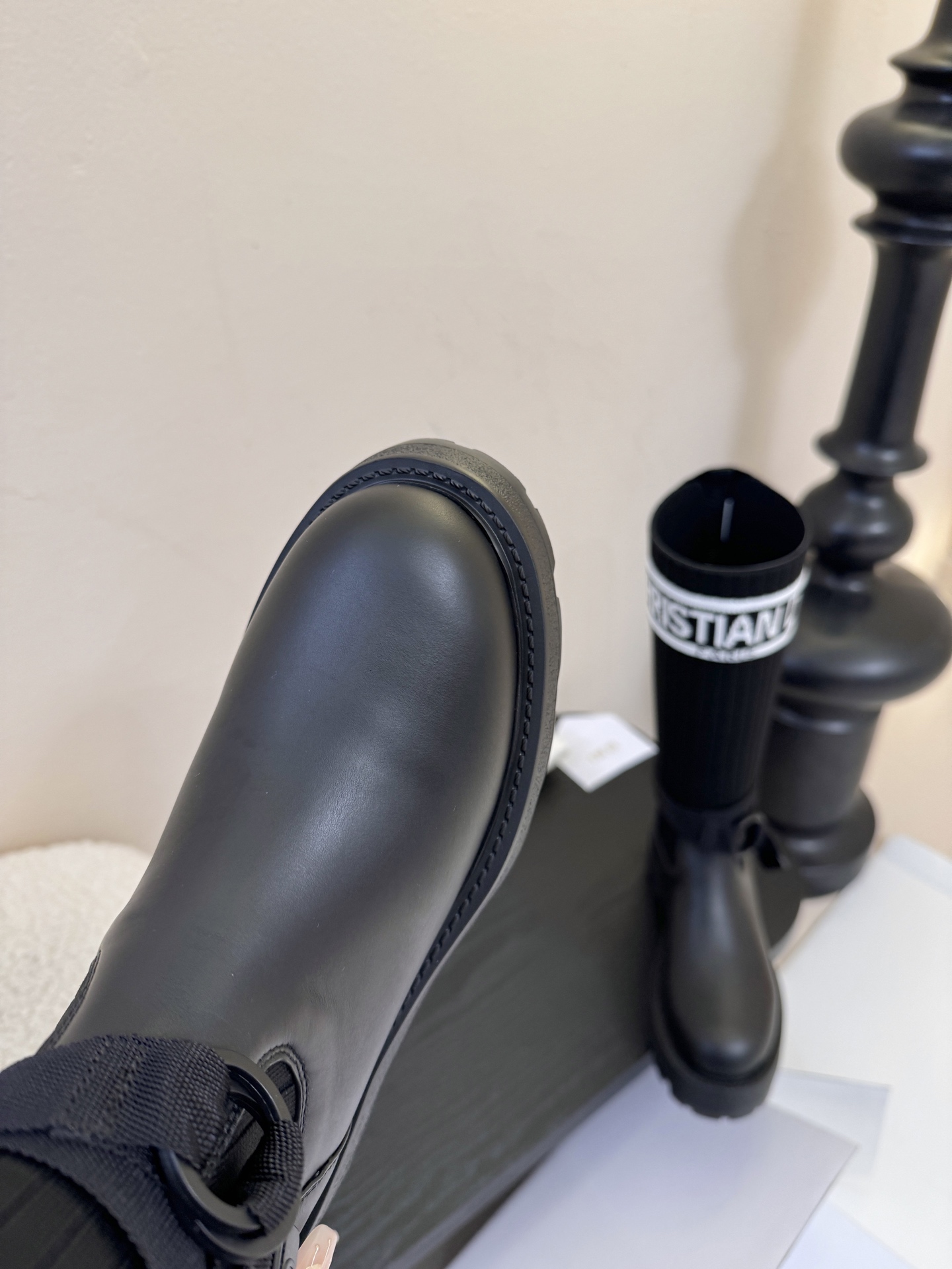 -顶级品质（配高档飞机盒✈️）2025秋冬新款Dior迪奥D-Major 中筒靴 爆火🔥CD字母电绣针织