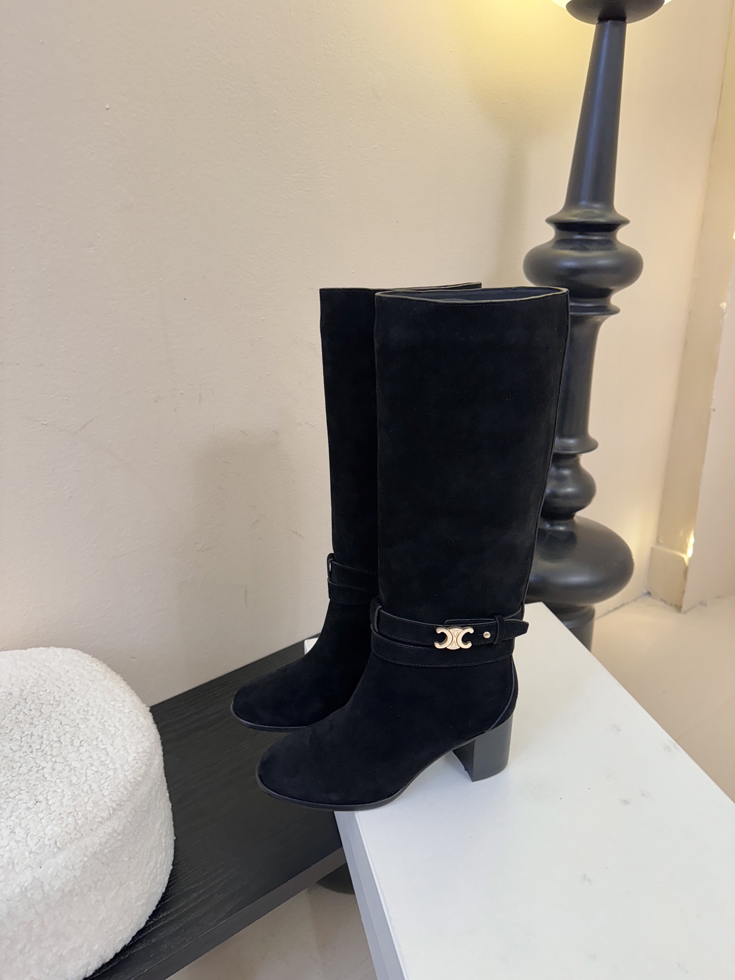 CELINE思琳专柜秋冬最新款复古时装长靴 超多明星时尚博主同款 早秋力推单品！复古欧美风格 炸街必备单