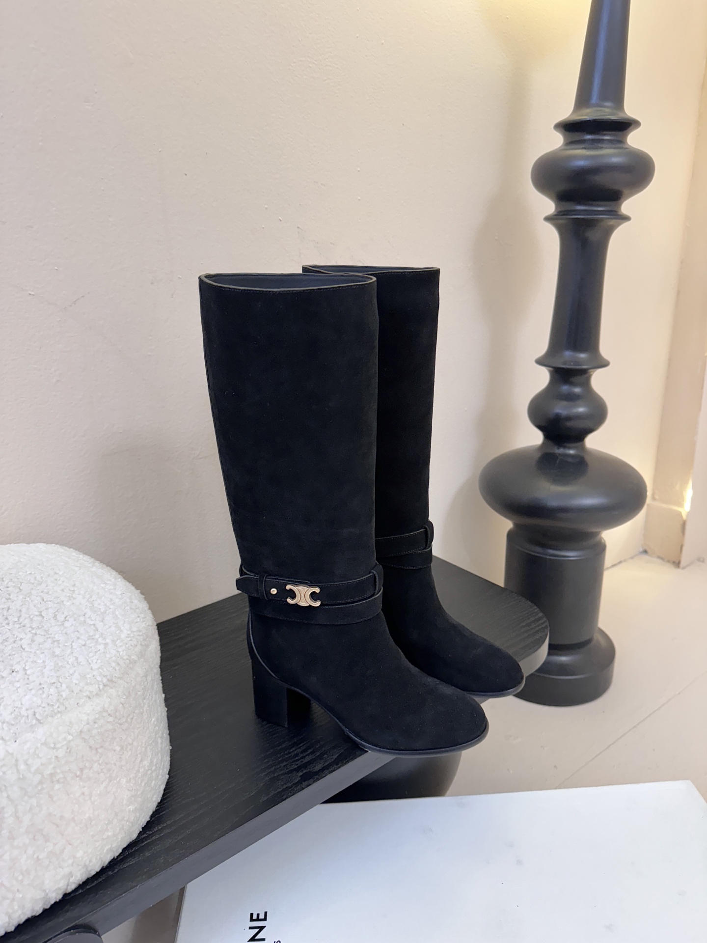 CELINE思琳专柜秋冬最新款复古时装长靴 超多明星时尚博主同款 早秋力推单品！复古欧美风格 炸街必备单