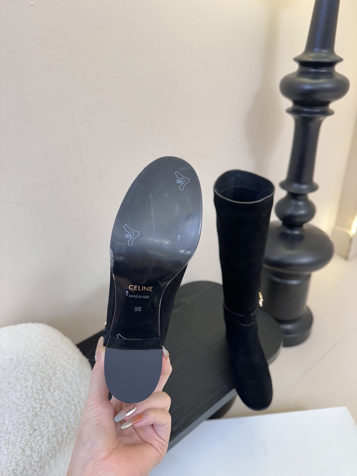 CELINE思琳专柜秋冬最新款复古时装长靴 超多明星时尚博主同款 早秋力推单品！复古欧美风格 炸街必备单