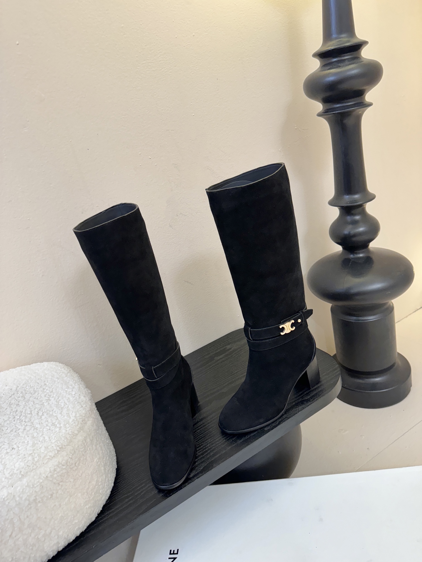CELINE思琳专柜秋冬最新款复古时装长靴 超多明星时尚博主同款 早秋力推单品！复古欧美风格 炸街必备单