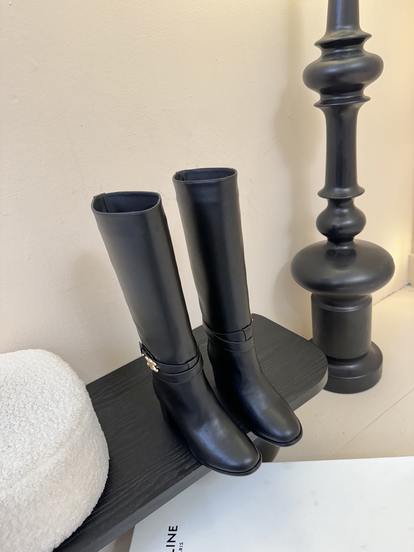 CELINE思琳专柜秋冬最新款复古时装长靴 超多明星时尚博主同款 早秋力推单品！复古欧美风格 炸街必备单