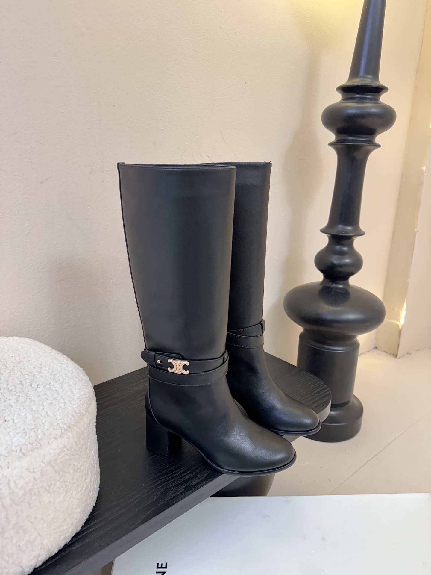 CELINE思琳专柜秋冬最新款复古时装长靴 超多明星时尚博主同款 早秋力推单品！复古欧美风格 炸街必备单