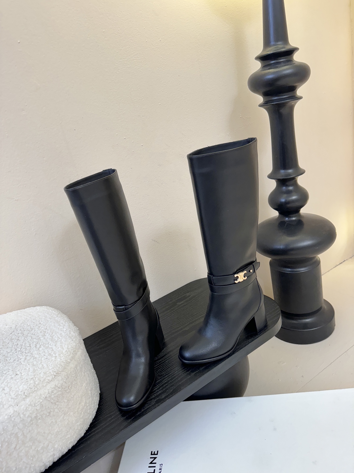 CELINE思琳专柜秋冬最新款复古时装长靴 超多明星时尚博主同款 早秋力推单品！复古欧美风格 炸街必备单