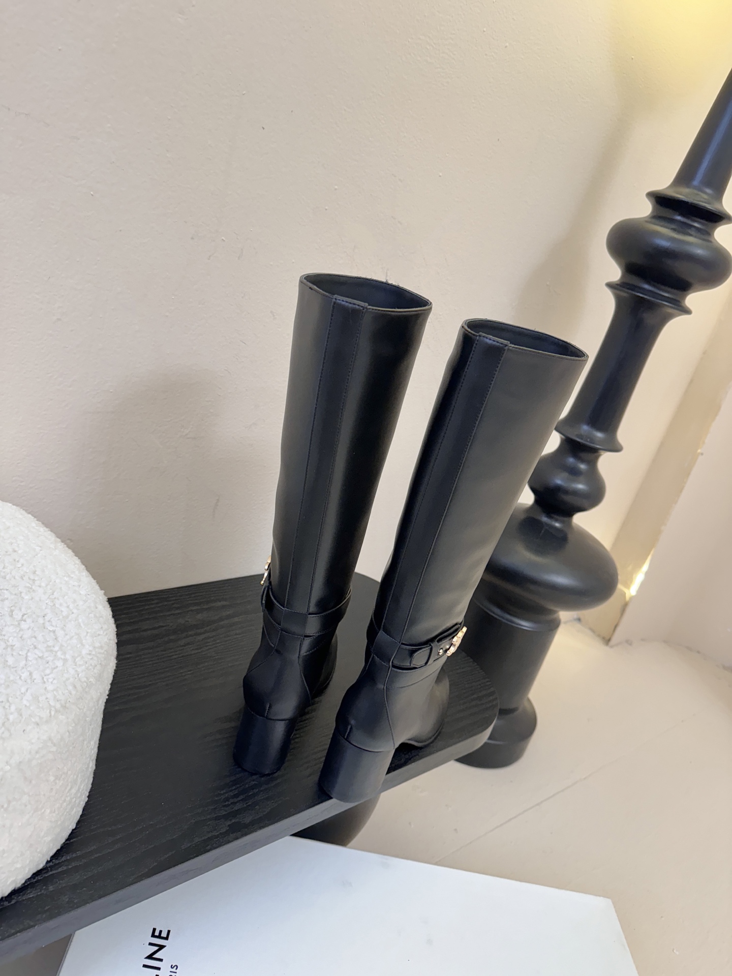 CELINE思琳专柜秋冬最新款复古时装长靴 超多明星时尚博主同款 早秋力推单品！复古欧美风格 炸街必备单