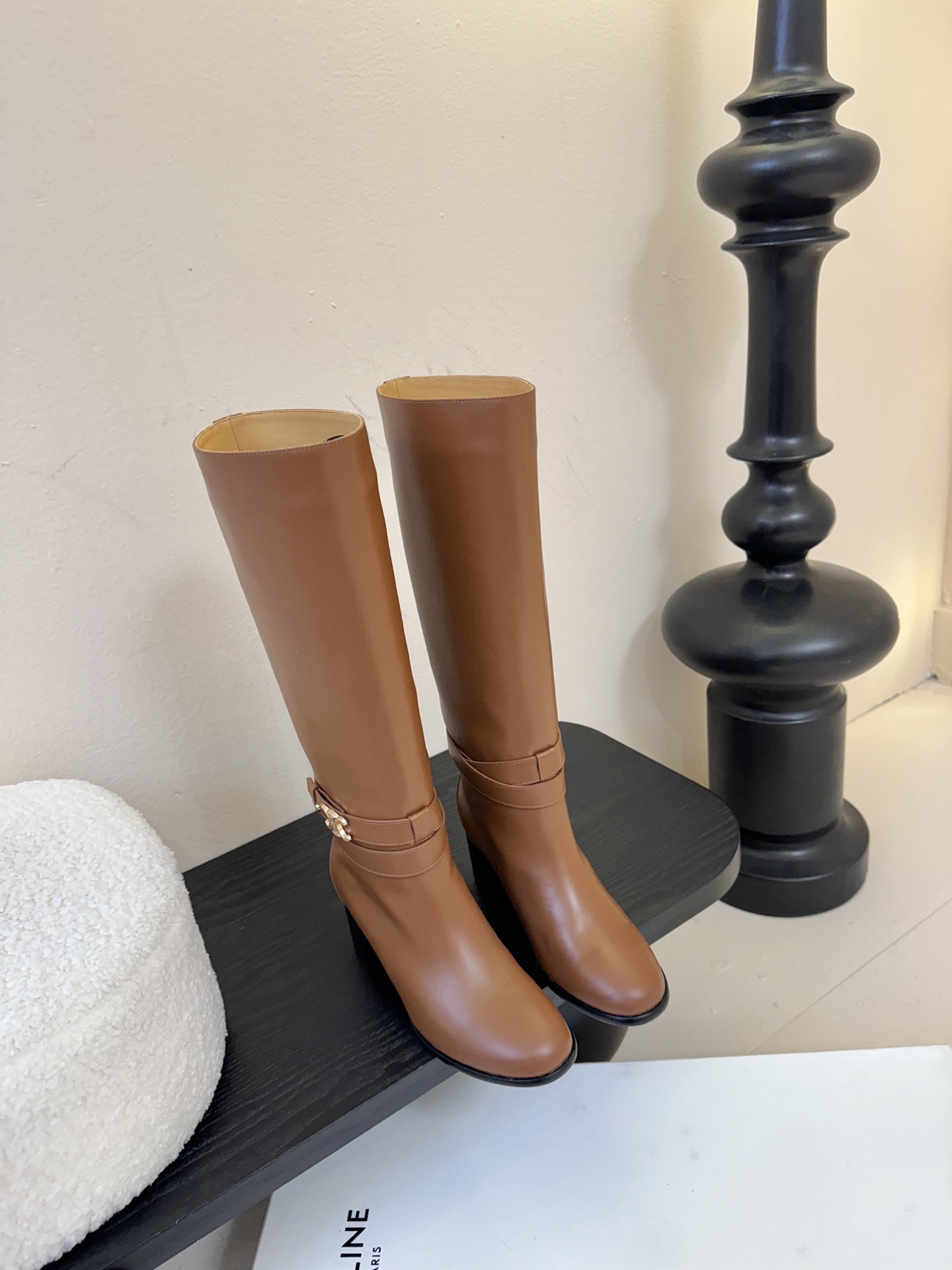 CELINE思琳专柜秋冬最新款复古时装长靴 超多明星时尚博主同款 早秋力推单品！复古欧美风格 炸街必备单