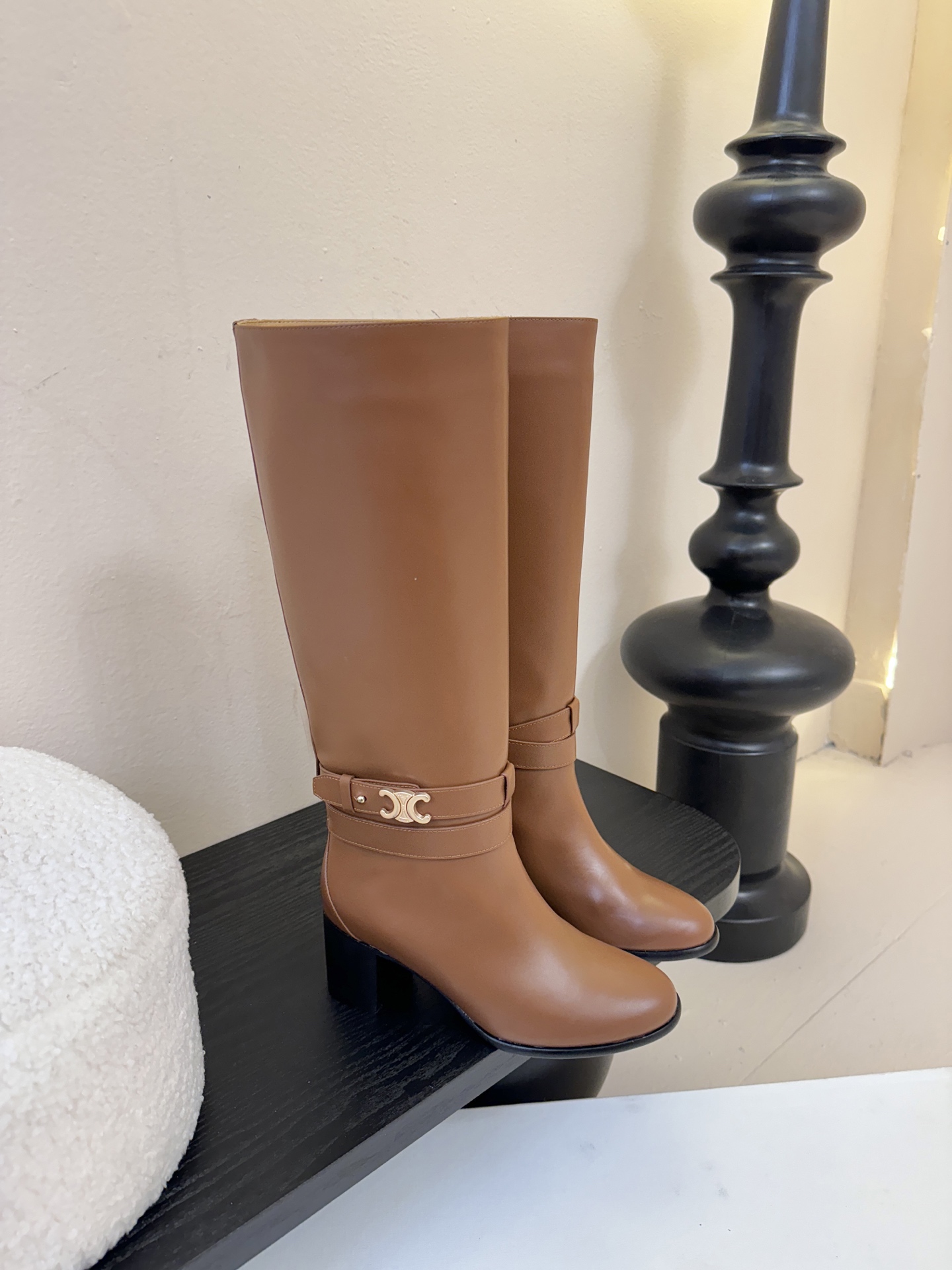 CELINE思琳专柜秋冬最新款复古时装长靴 超多明星时尚博主同款 早秋力推单品！复古欧美风格 炸街必备单