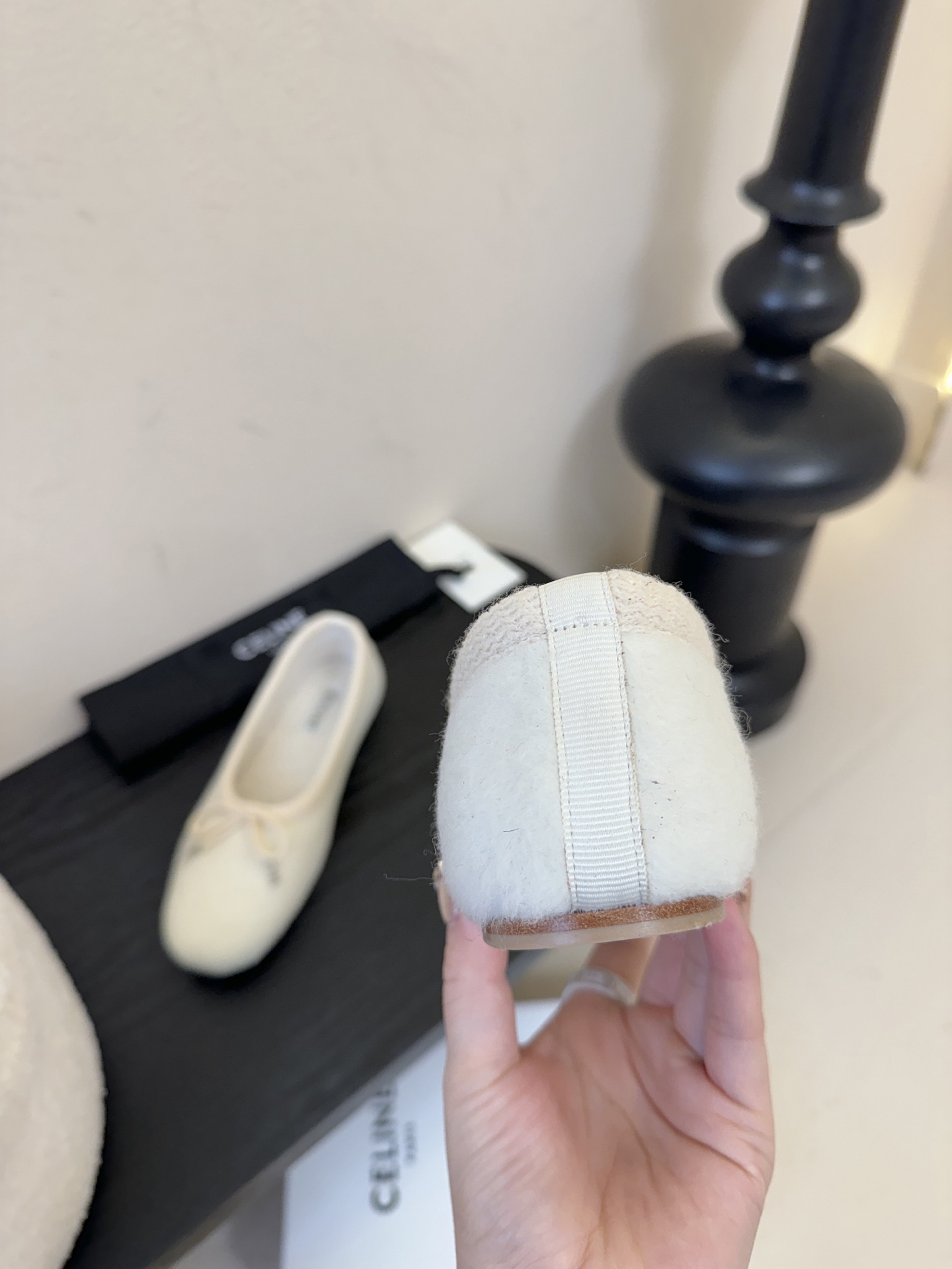 毛里 CELINE*赛琳F018 2025ss新款玛丽珍平底乐福鞋单鞋网红爆款来袭！各大网红抢先体验、C