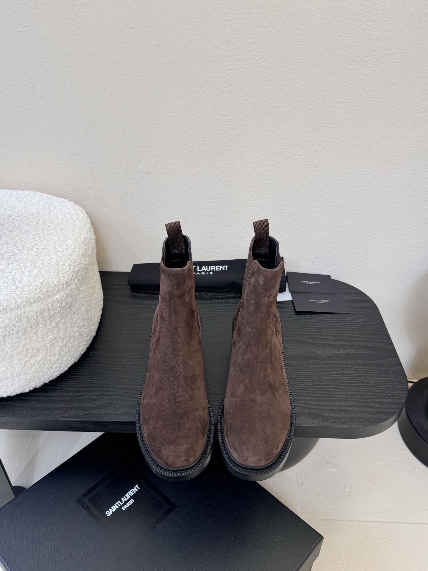 Saint Laurent圣罗兰秋冬最新款布洛克短靴 超多明星时尚博主种草 大小质感与原版完全一致✔️鞋