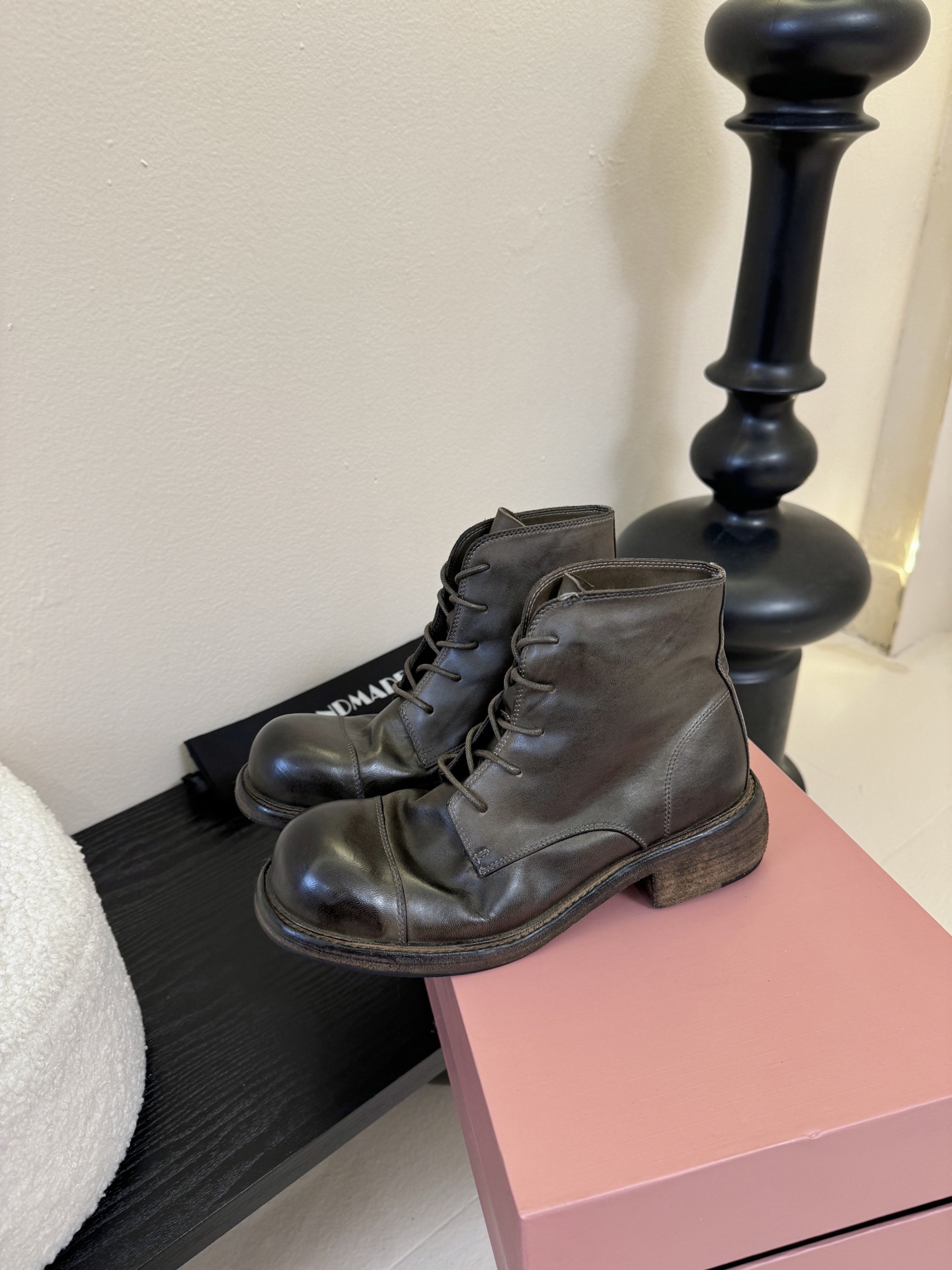 顶级HANDMADE独家新品最高版本买手代购1:1完美复刻 平底凉鞋单鞋原版开模真皮鞋底 原版套楦鞋型很