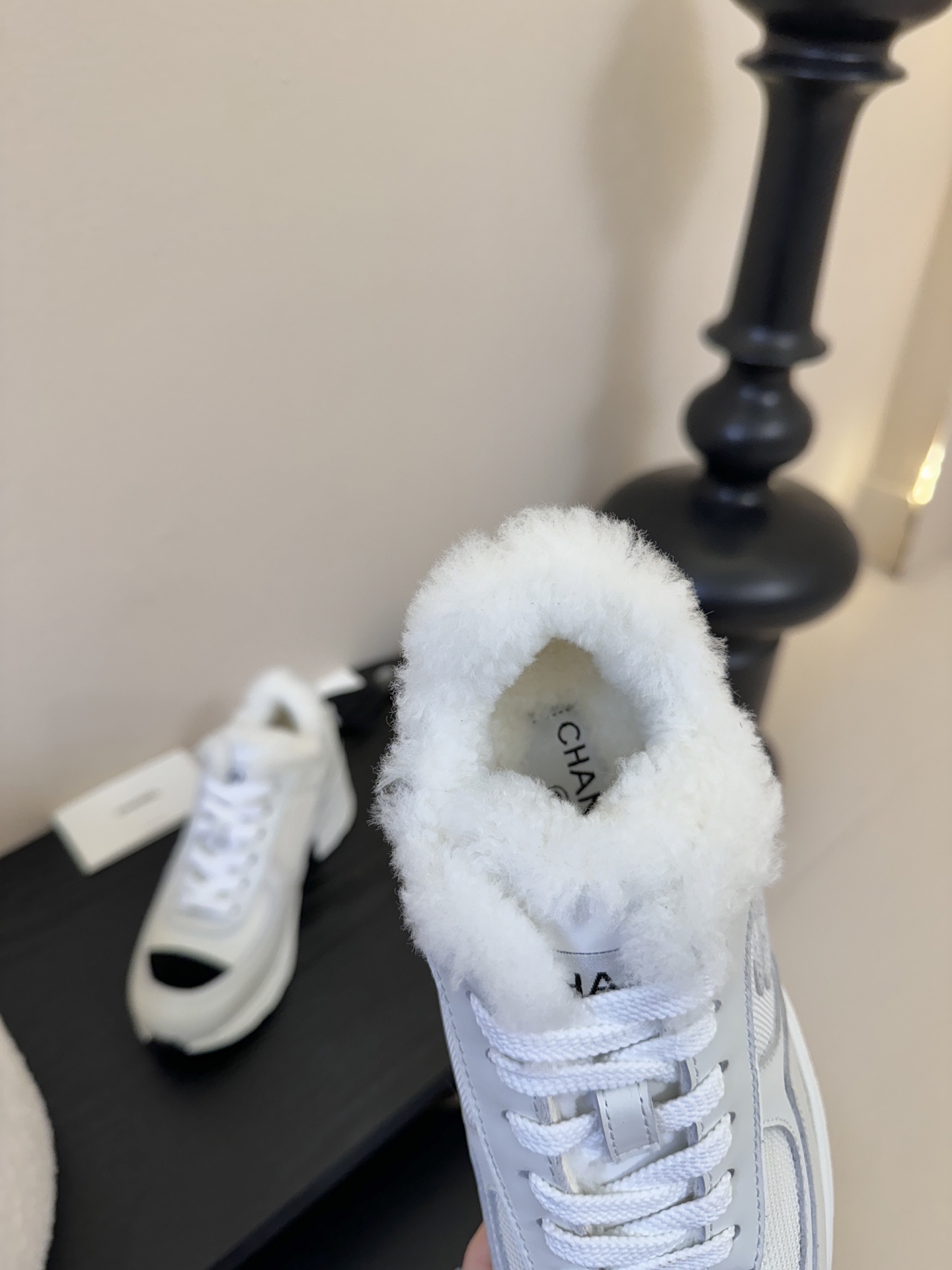 Chanl 香奈儿25k秋冬新款高跟拼色休闲运动鞋 奇奇怪怪 丑萌丑萌 专柜断货王 各大博主社交日推款，