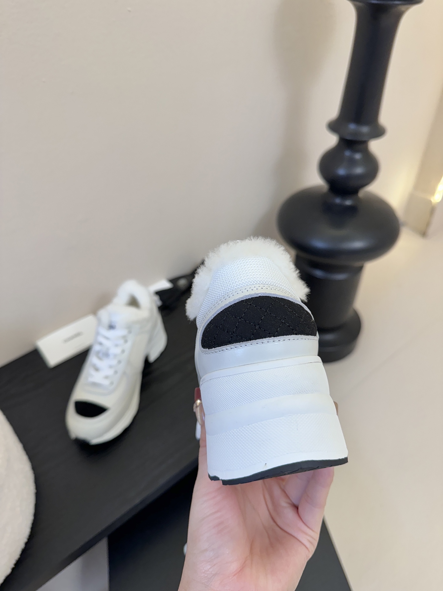 Chanl 香奈儿25k秋冬新款高跟拼色休闲运动鞋 奇奇怪怪 丑萌丑萌 专柜断货王 各大博主社交日推款，