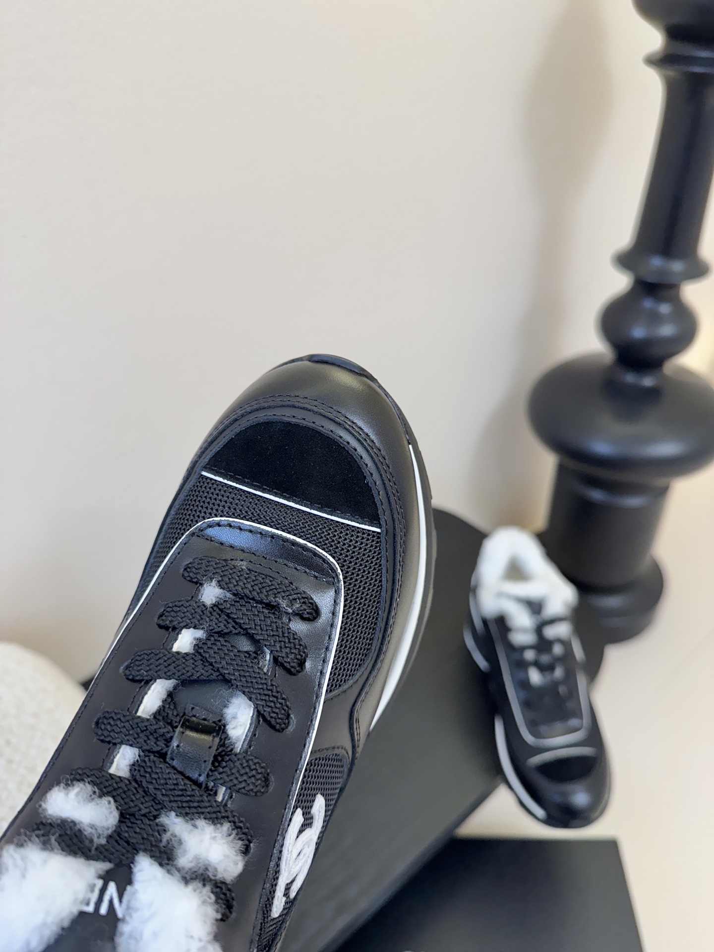 Chanl 香奈儿25k秋冬新款高跟拼色休闲运动鞋 奇奇怪怪 丑萌丑萌 专柜断货王 各大博主社交日推款，