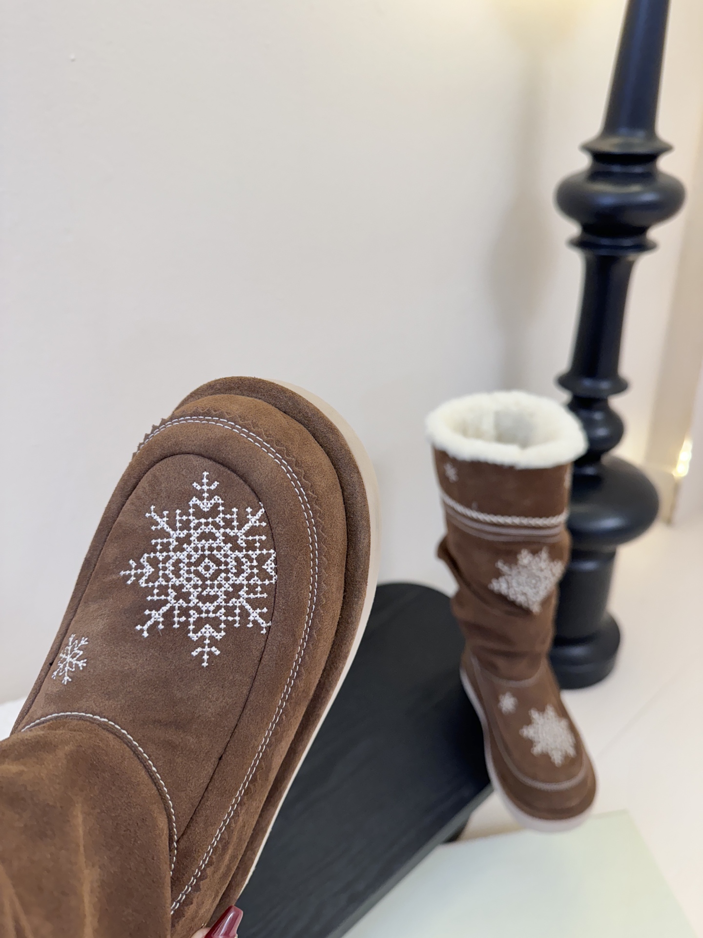 代购品质 一比一复刻，细节零差距unfolio超可爱LUMI雪地靴，打造精巧松弛，恰到好处的时尚，灵感源