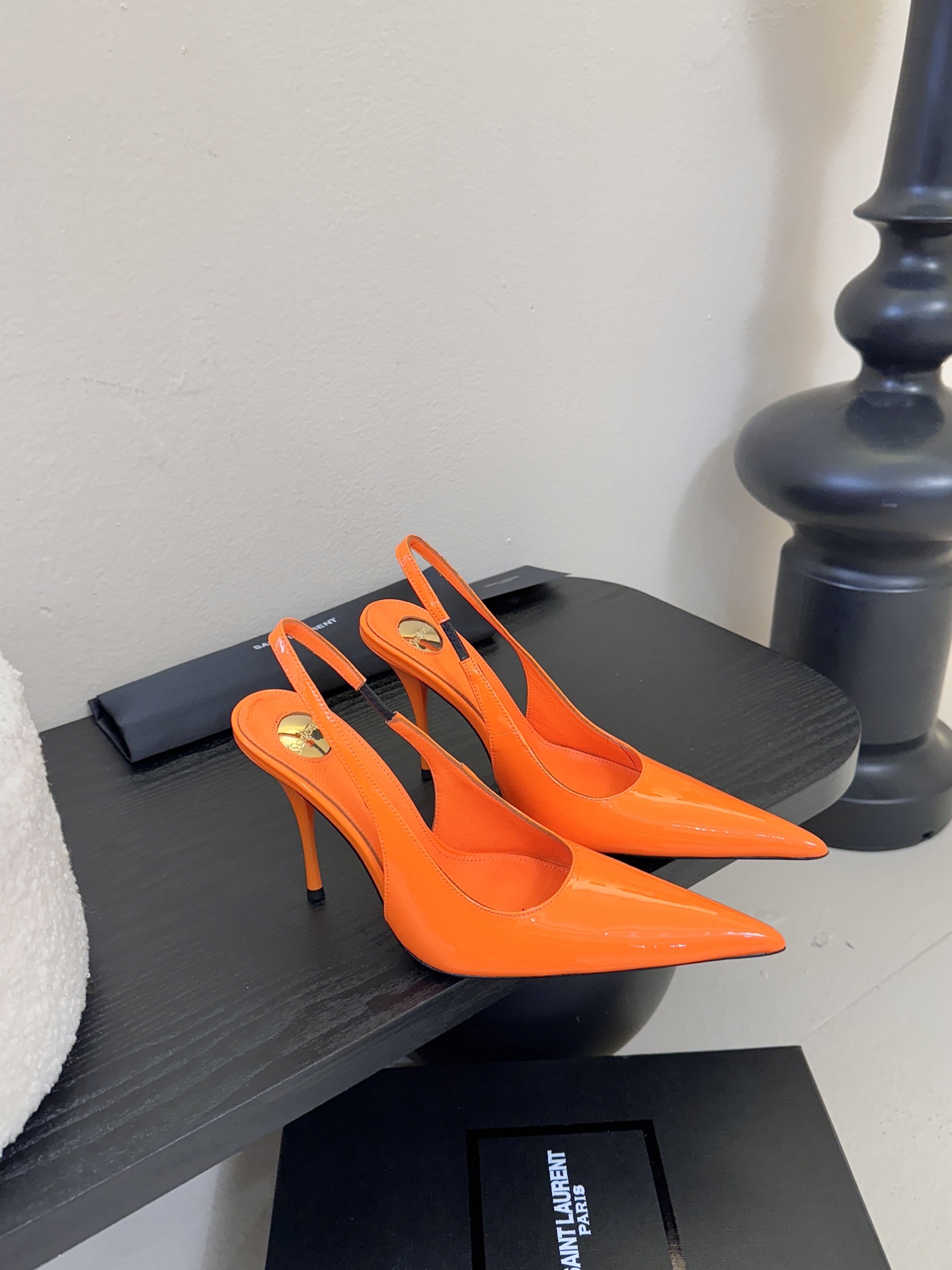 Saint Laurent / 圣罗兰Lee金属钻链条尖头高跟鞋YSL姐姐的美丽尤物高跟鞋 又是人间圣罗