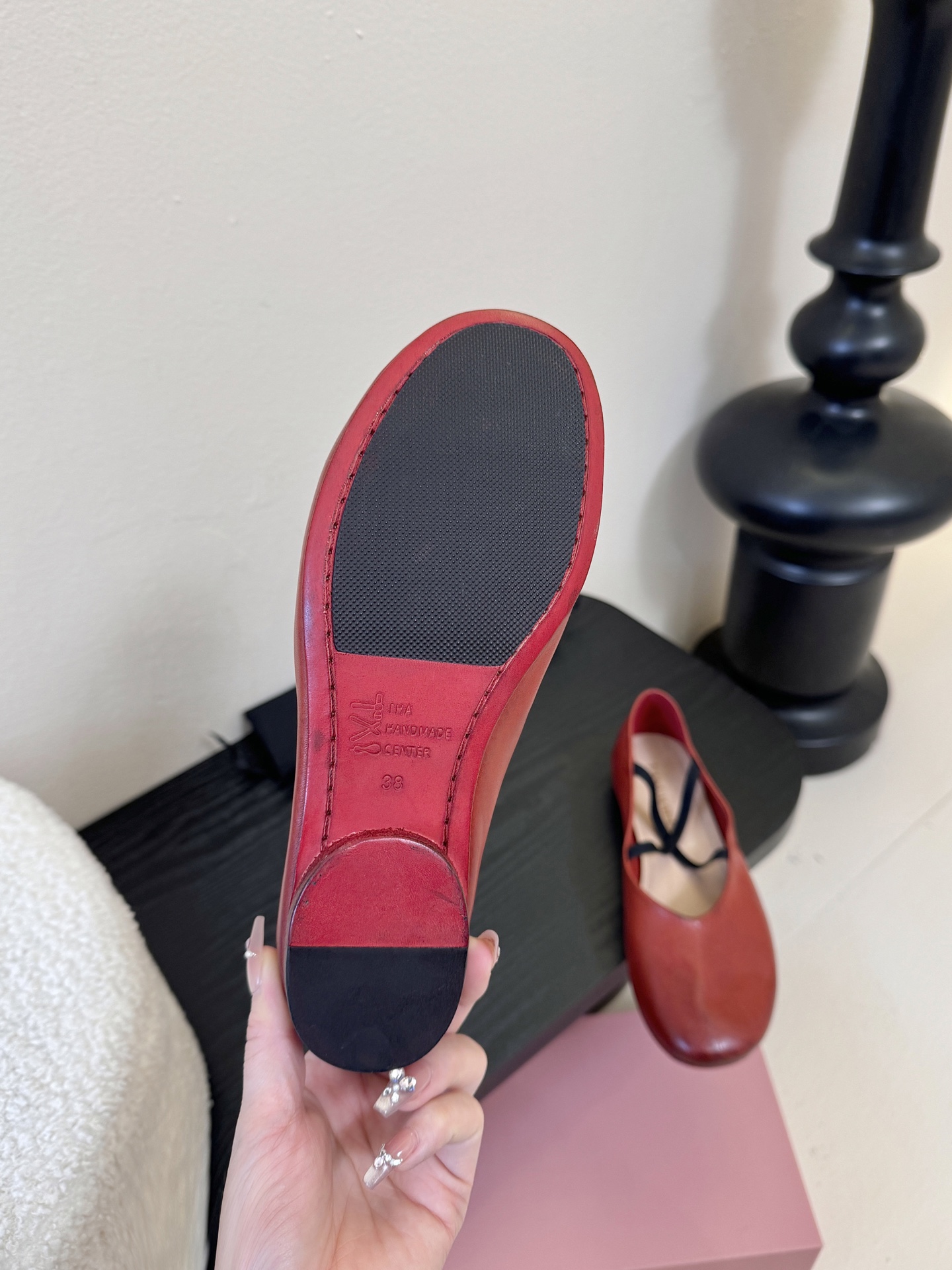 顶级HANDMADE独家新品最高版本买手代购1:1完美复刻 平底凉鞋单鞋原版开模真皮鞋底 原版套楦鞋型很