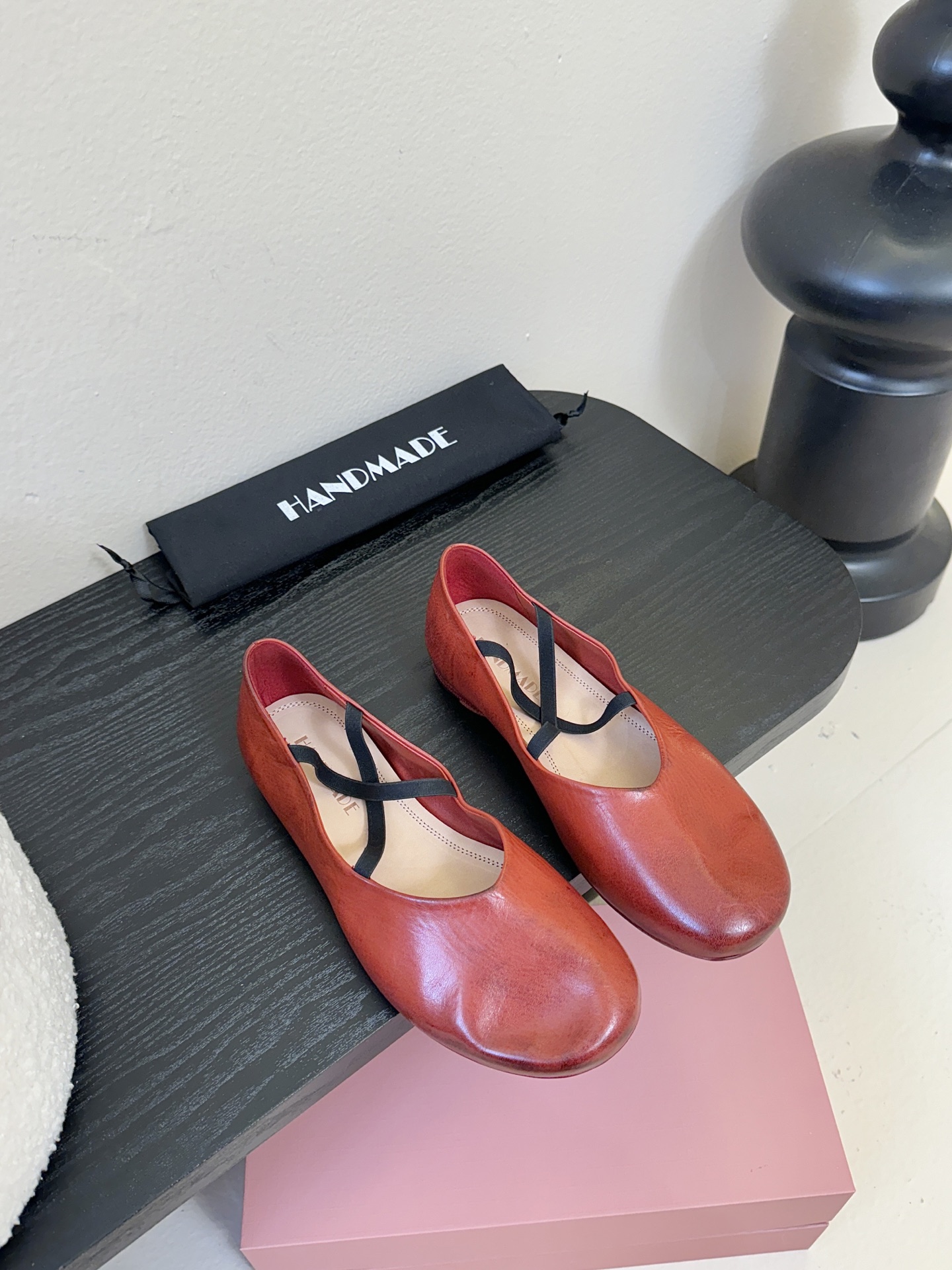 顶级HANDMADE独家新品最高版本买手代购1:1完美复刻 平底凉鞋单鞋原版开模真皮鞋底 原版套楦鞋型很