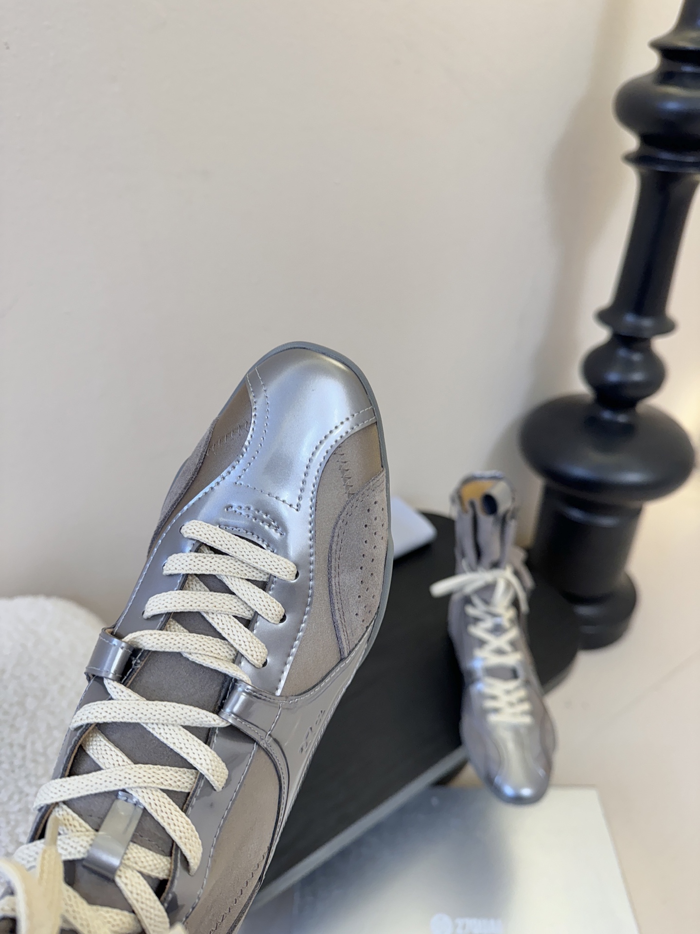 代购级增加颜色27QUAI 25ss 春夏新款 走秀款德训 拳击靴 休闲靴设计理念源于拳击靴和芭蕾舞鞋两