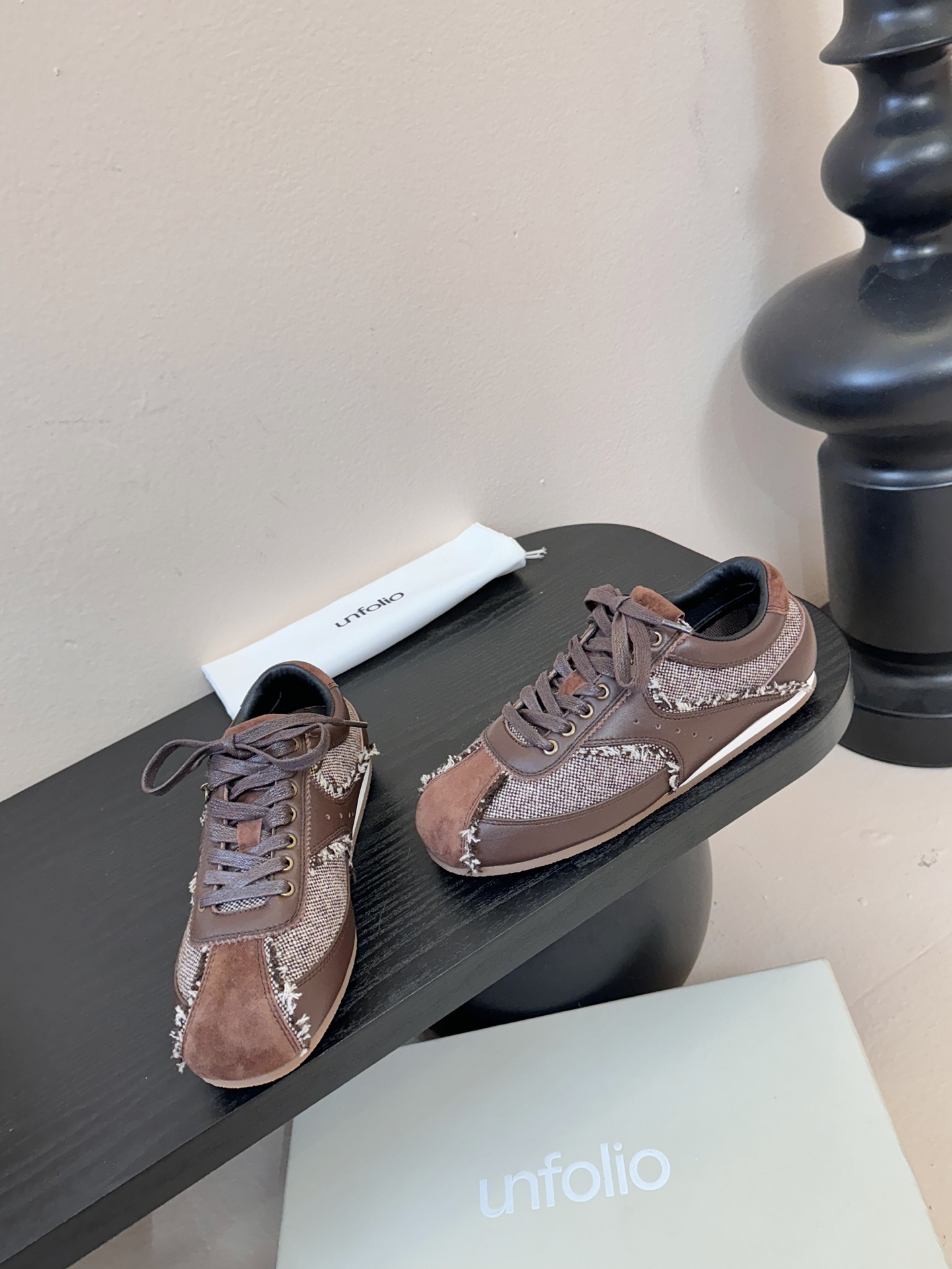 布unfolio新品Cross-Trainer系带低帮运动鞋文咏珊张小斐众多网红 明星同款 超级如软舒适