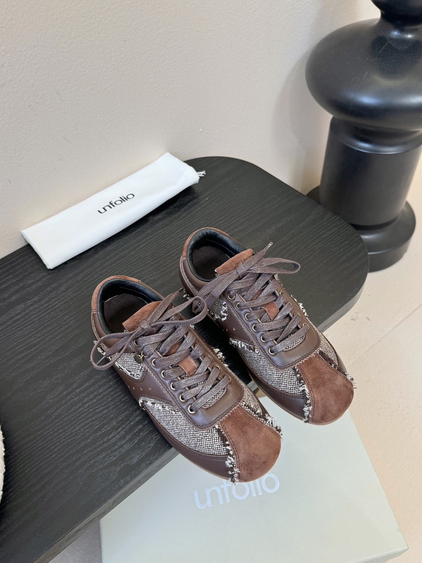 布unfolio新品Cross-Trainer系带低帮运动鞋文咏珊张小斐众多网红 明星同款 超级如软舒适