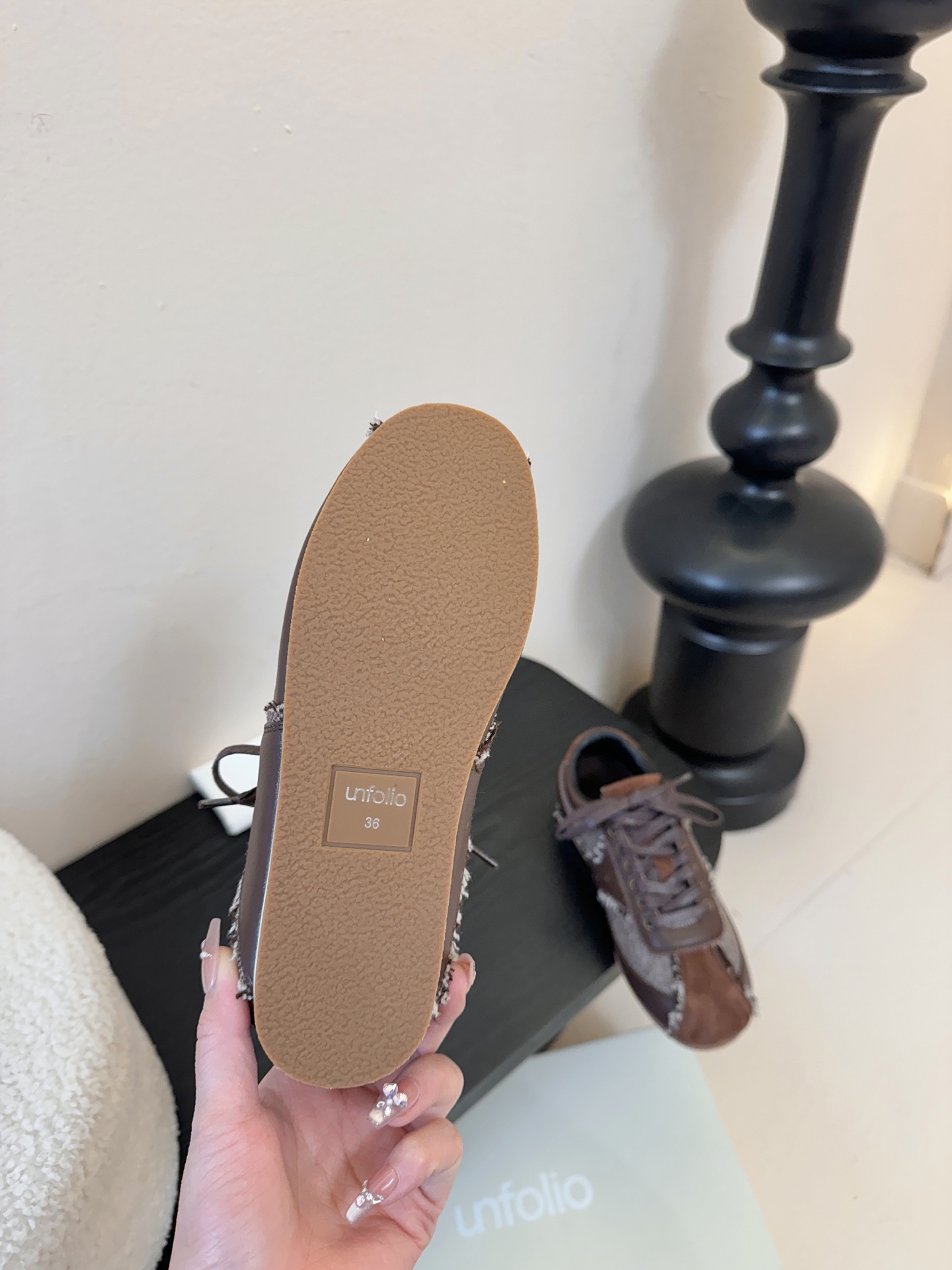 布unfolio新品Cross-Trainer系带低帮运动鞋文咏珊张小斐众多网红 明星同款 超级如软舒适