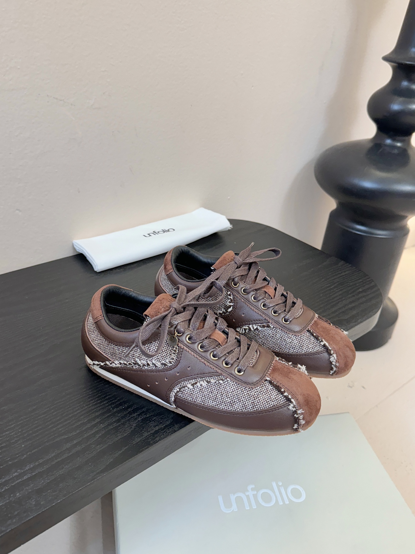 布unfolio新品Cross-Trainer系带低帮运动鞋文咏珊张小斐众多网红 明星同款 超级如软舒适