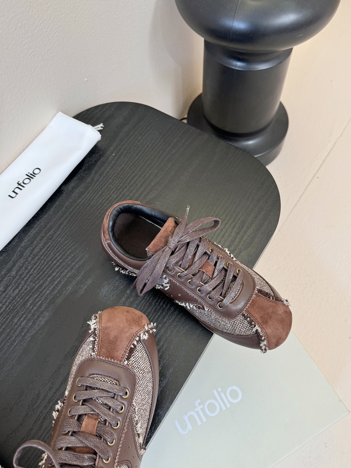 布unfolio新品Cross-Trainer系带低帮运动鞋文咏珊张小斐众多网红 明星同款 超级如软舒适