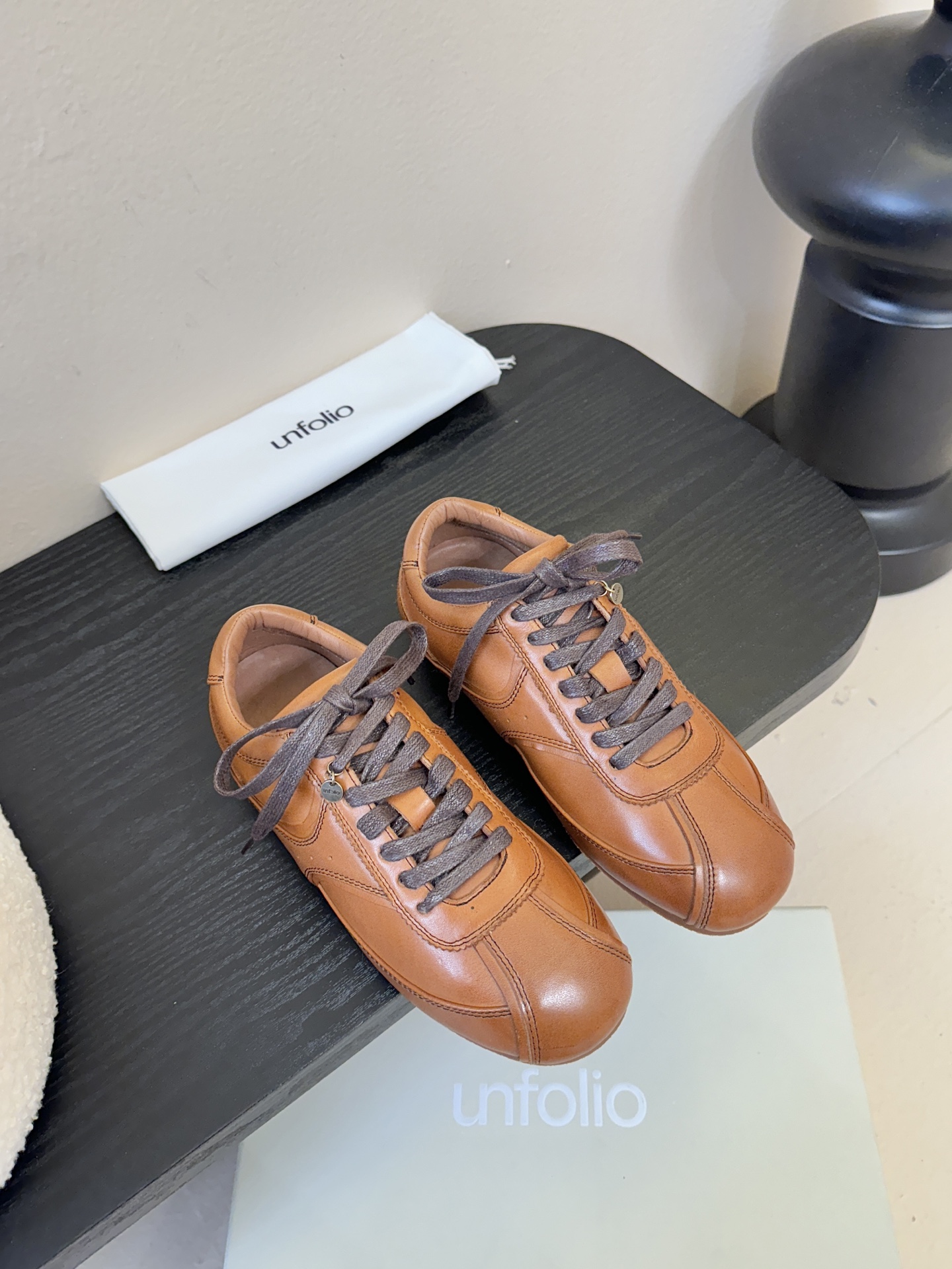 皮unfolio新品Cross-Trainer系带低帮运动鞋文咏珊张小斐众多网红 明星同款 超级如软舒适