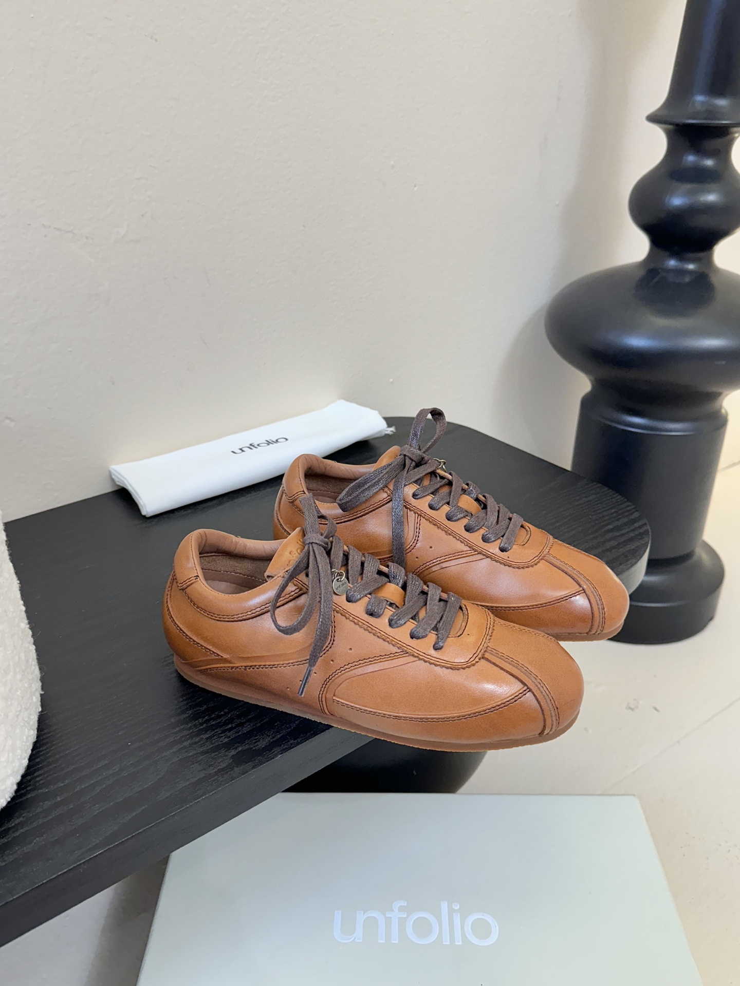 皮unfolio新品Cross-Trainer系带低帮运动鞋文咏珊张小斐众多网红 明星同款 超级如软舒适