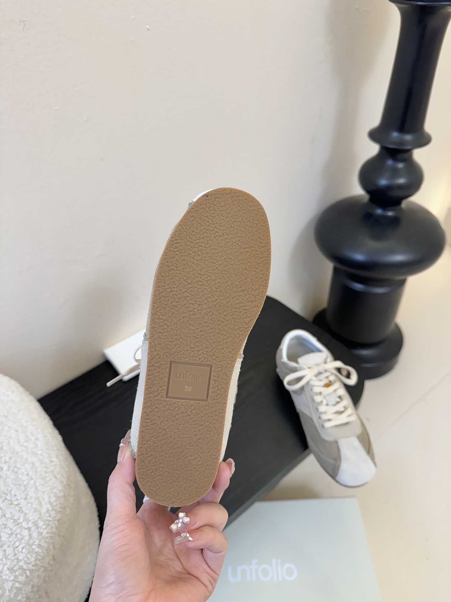 布unfolio新品Cross-Trainer系带低帮运动鞋文咏珊张小斐众多网红 明星同款 超级如软舒适