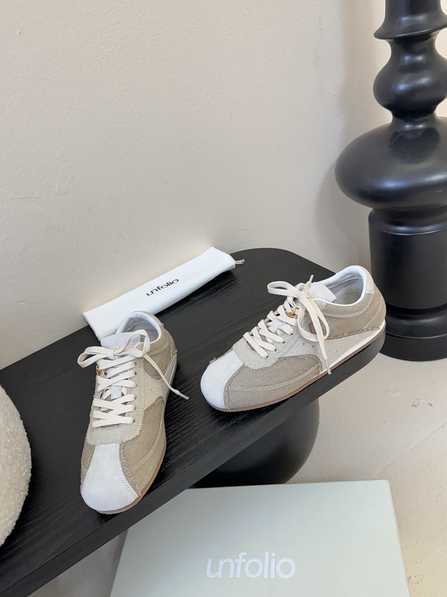 布unfolio新品Cross-Trainer系带低帮运动鞋文咏珊张小斐众多网红 明星同款 超级如软舒适