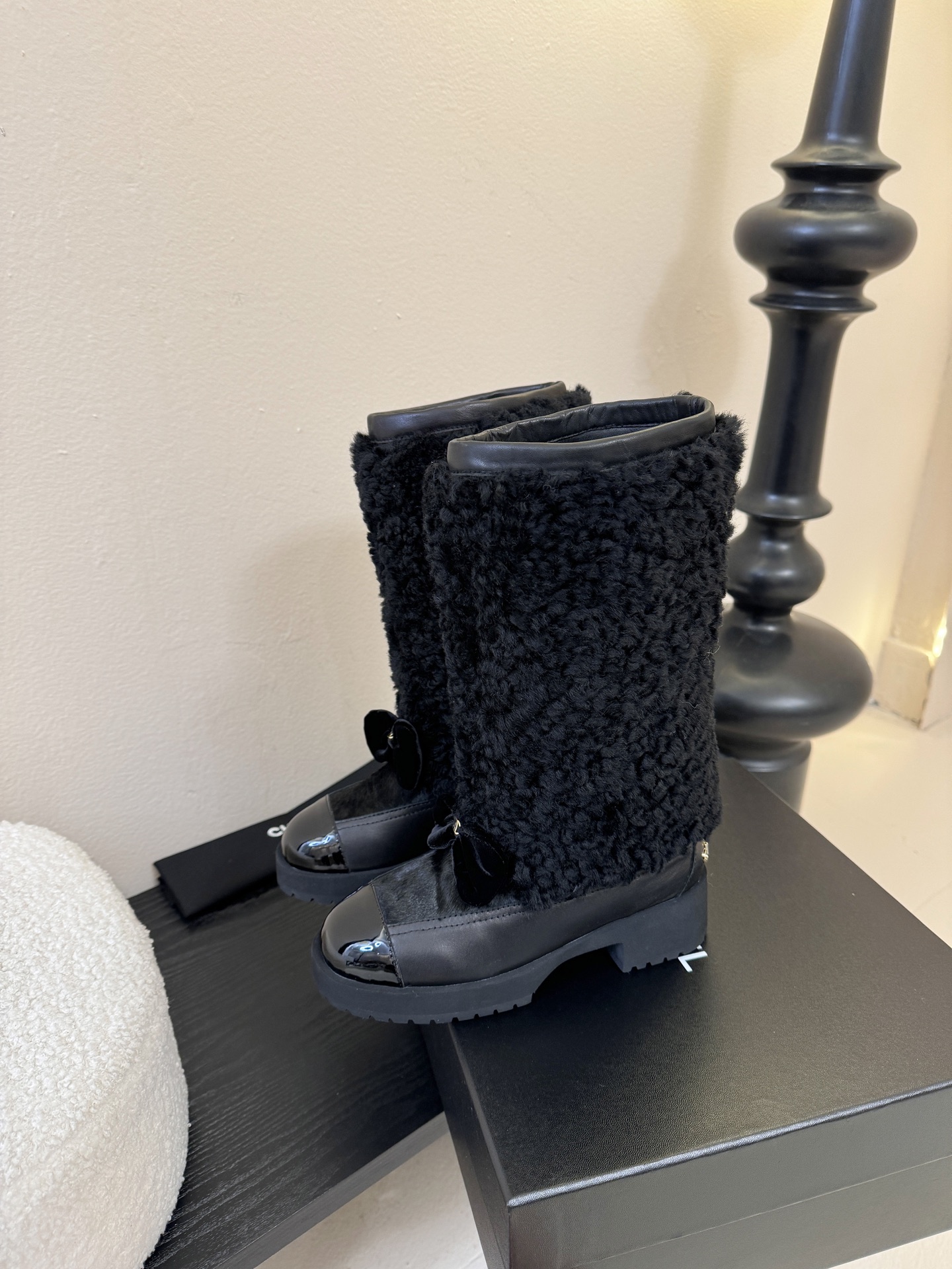 CHANEL香奈儿*小香秋冬新款雪地靴骑士靴雪地靴库靴切尔西靴真的是帅气时尚的代表马丁靴骑士靴靴筒Cha