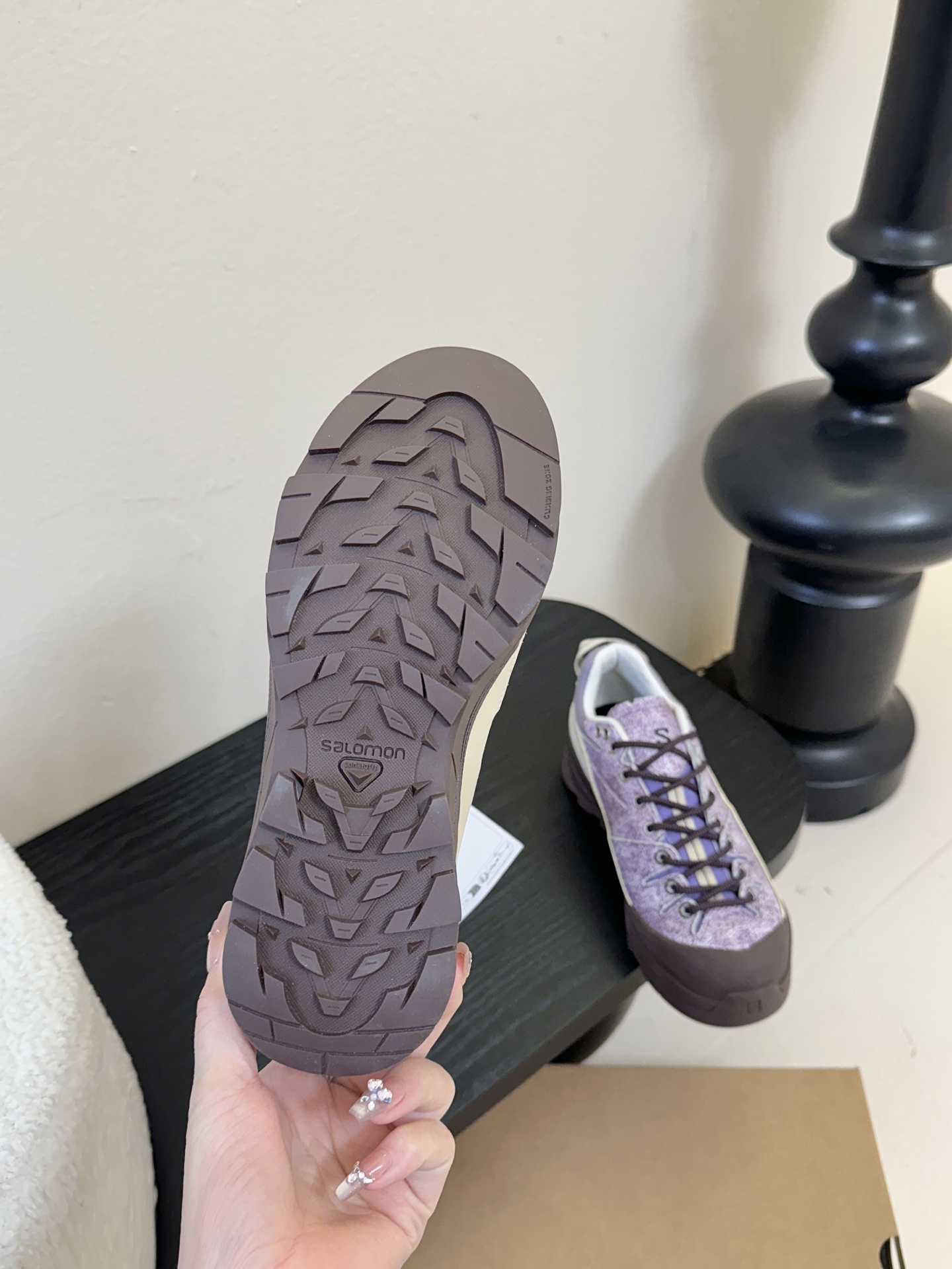 萨落蒙代购级别MM6针织SALOMON 联名款半拖鬼才设计师品牌，一个轻奢品牌‼️上脚很百搭哦，也很随脚