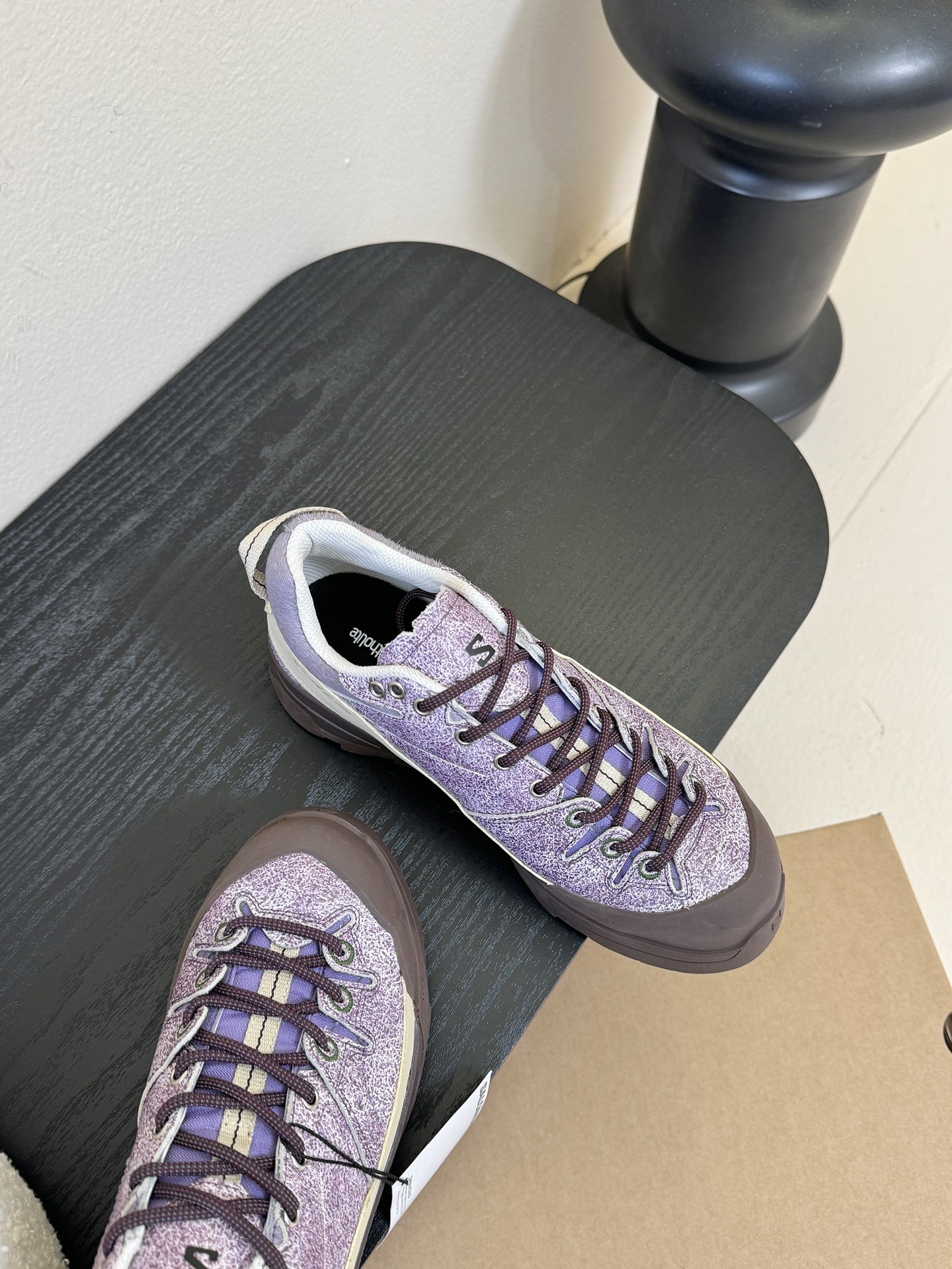 萨落蒙代购级别MM6针织SALOMON 联名款半拖鬼才设计师品牌，一个轻奢品牌‼️上脚很百搭哦，也很随脚