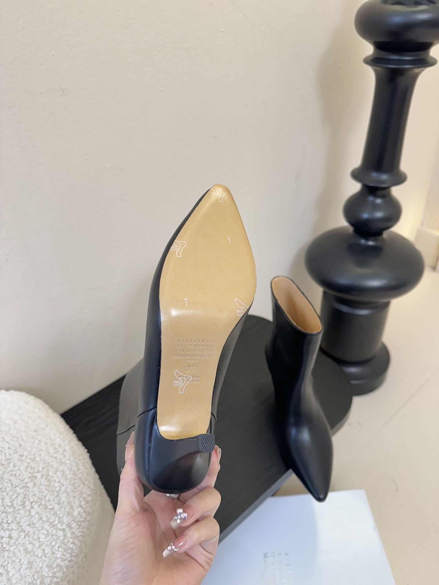 Maison Margiel* 玛吉拉尖头骑士靴短靴MM6家tabi分趾鞋靴2025新品最高版本买手代购