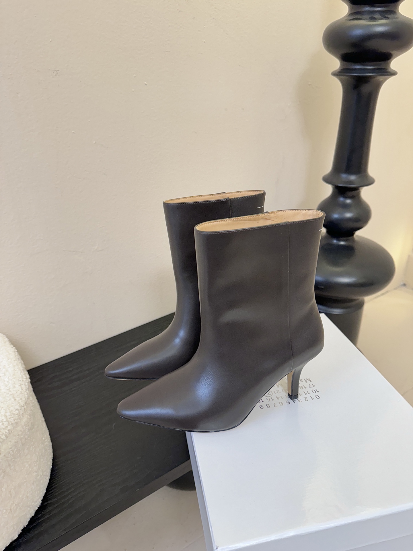 Maison Margiel* 玛吉拉尖头骑士靴短靴MM6家tabi分趾鞋靴2025新品最高版本买手代购