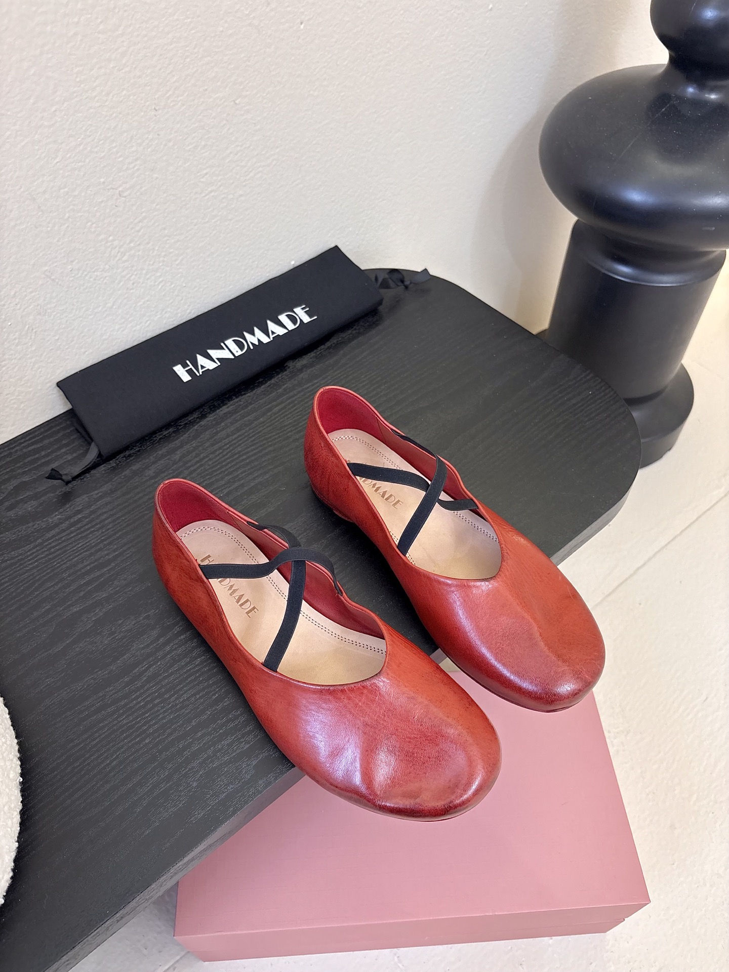 顶级HANDMADE独家新品最高版本买手代购1:1完美复刻 平底凉鞋单鞋原版开模真皮鞋底 原版套楦鞋型很