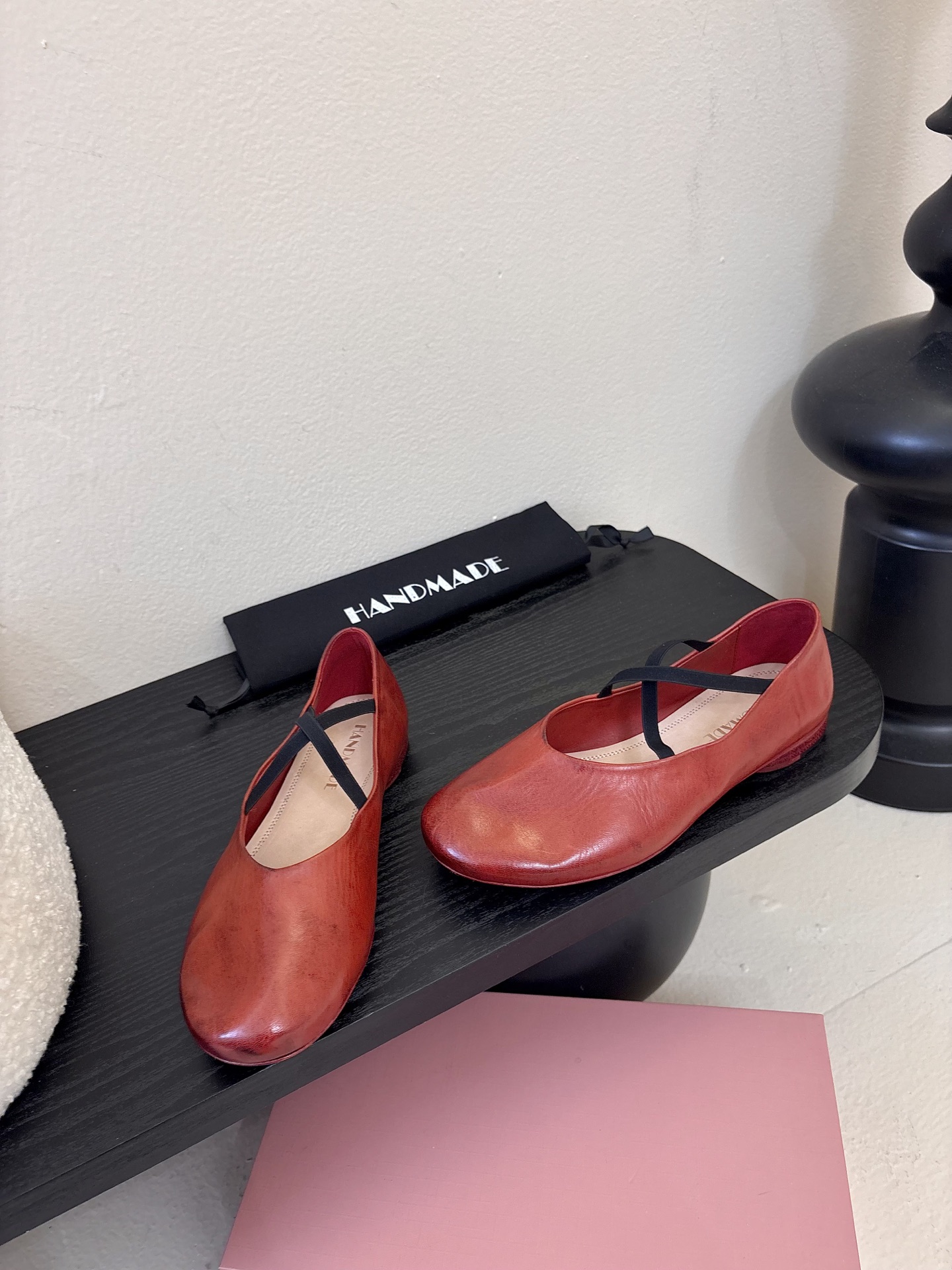 顶级HANDMADE独家新品最高版本买手代购1:1完美复刻 平底凉鞋单鞋原版开模真皮鞋底 原版套楦鞋型很