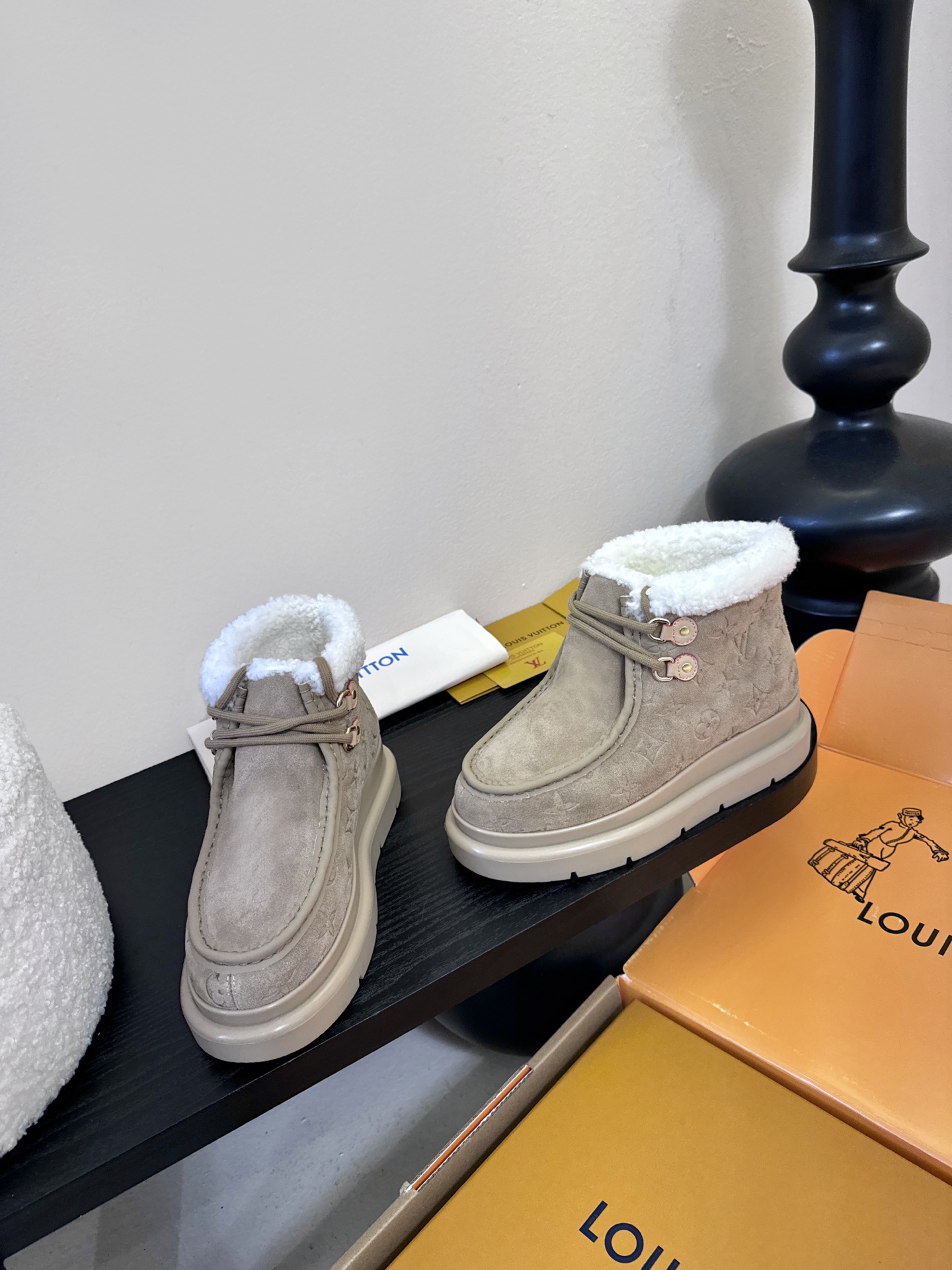 Lv 顶级版本Louis Vuitto路易斯威登LV驴牌L家Archlight经典毛茸茸系列滑雪系列玛丽